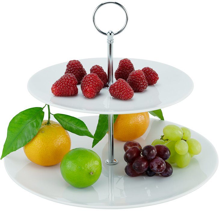 CreaTable Etagère voor het serveren en presenteren, wit