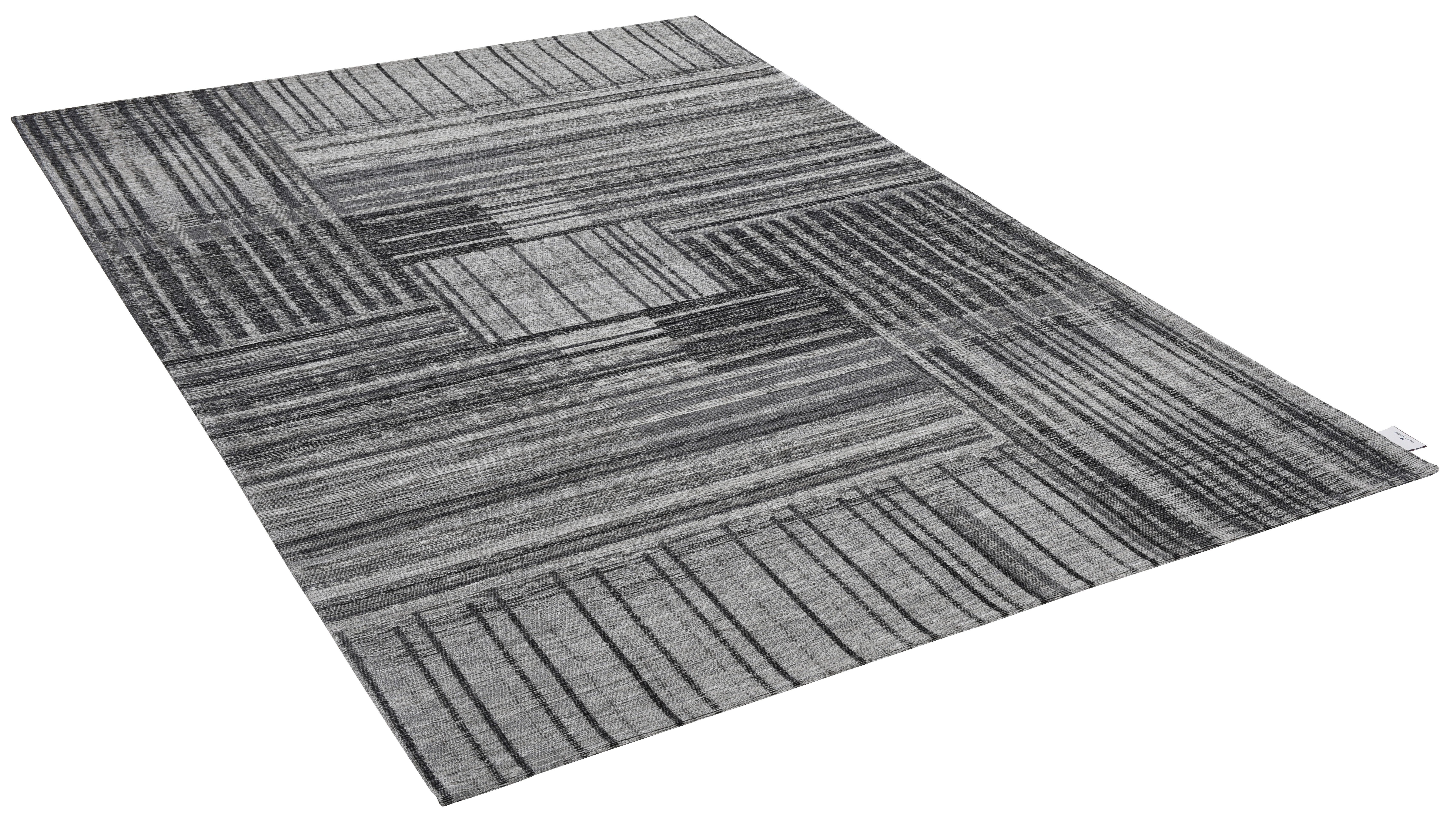 Tom Tailor Vloerkleed Stripy pat Vlakweefsel, modern patchworkontwerp, gestreept, chenille, woonkamer