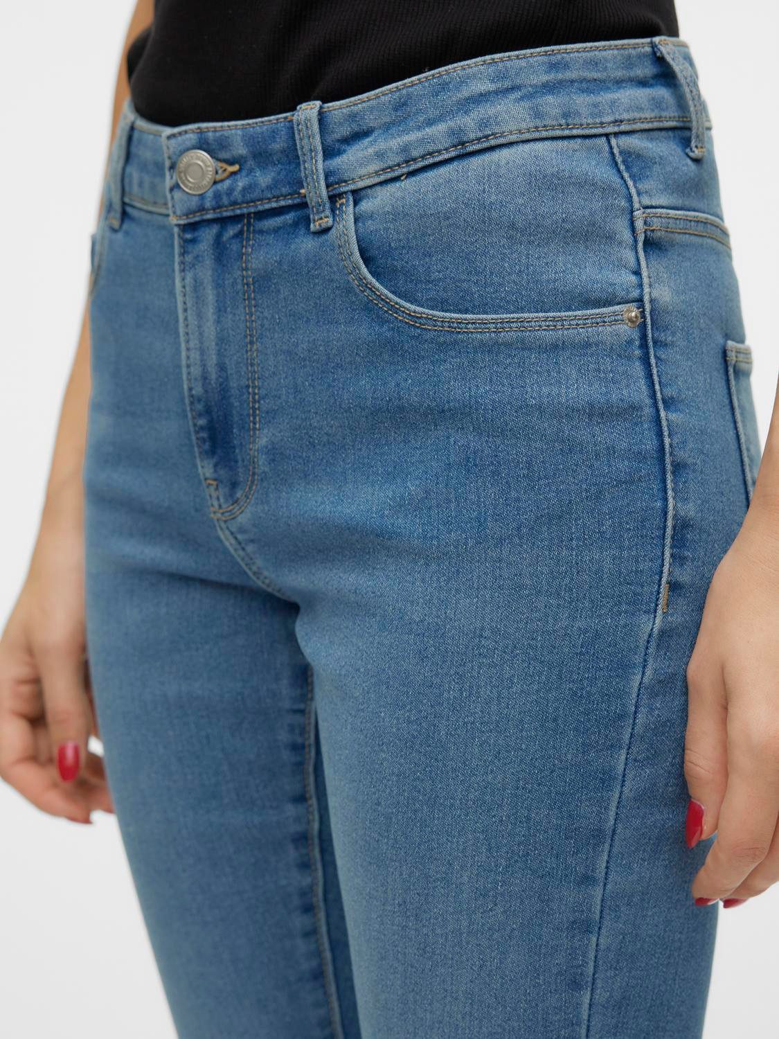 Vero Moda Skinny fit jeans VMELLY MR SKINNY JEANS BLUE NOOS