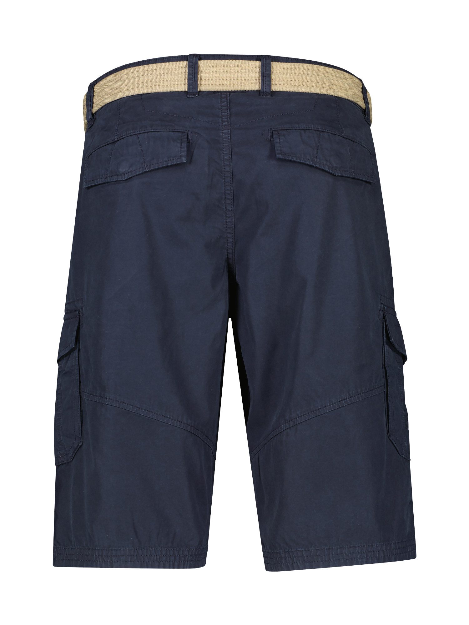 Lerros Bermuda LERROS effen cargobermuda met riem