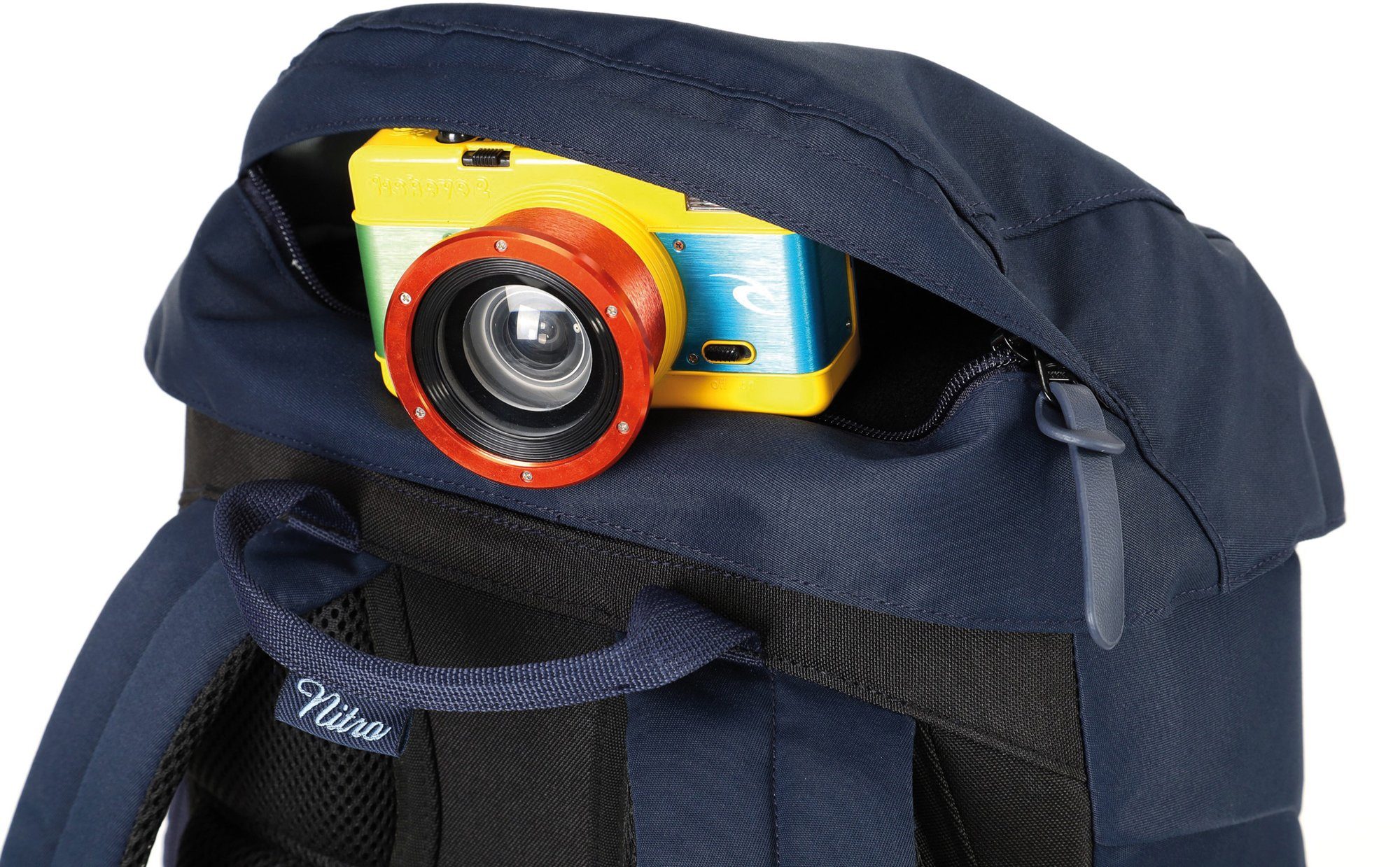 NITRO Vrijetijdsrugzak Daypacker met laptopvak, schoolrugzak, wandelaarsrugzak of streetpack
