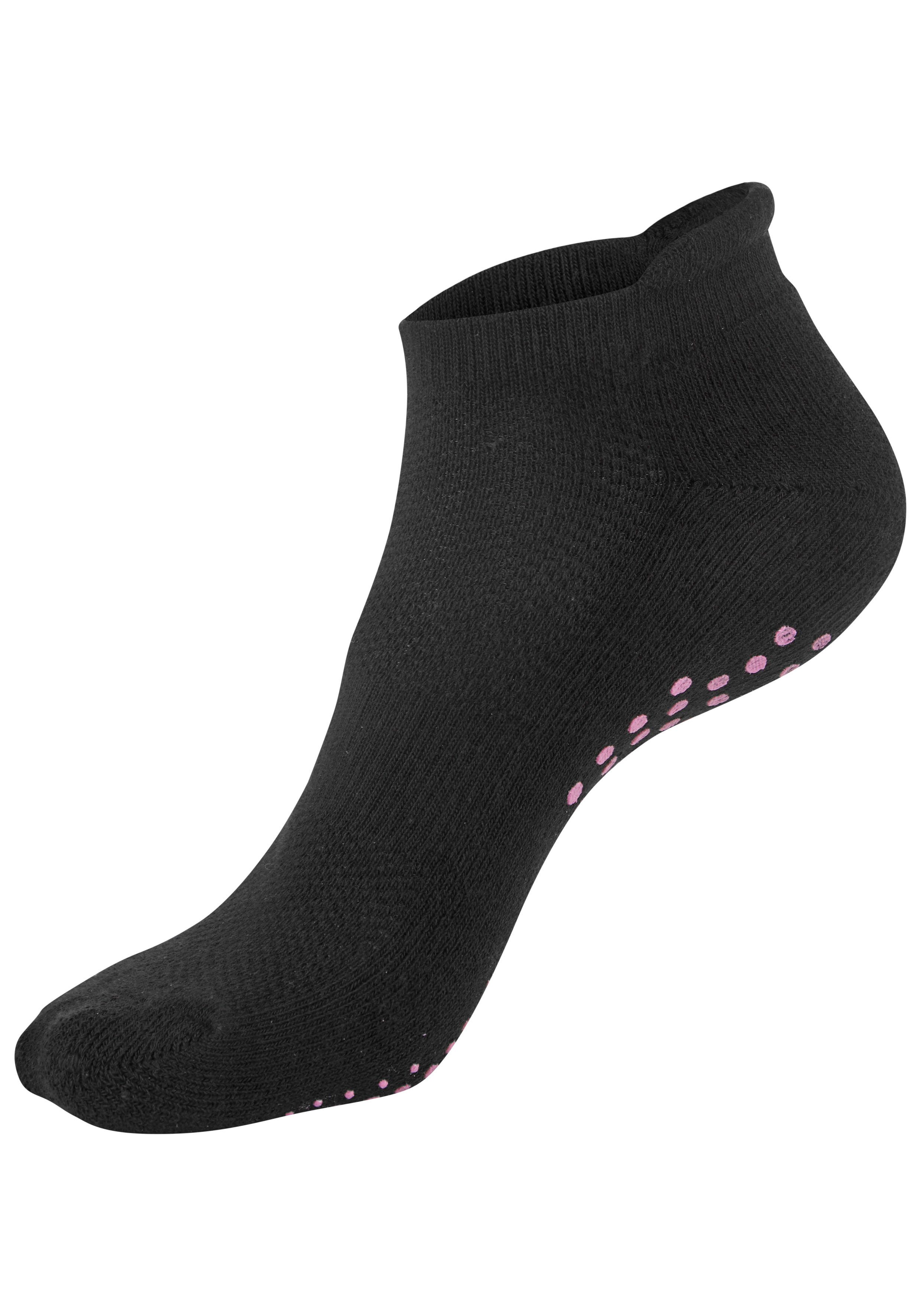 Lavana ABS-sokken met gekleurde nopjes (set, 3 paar)