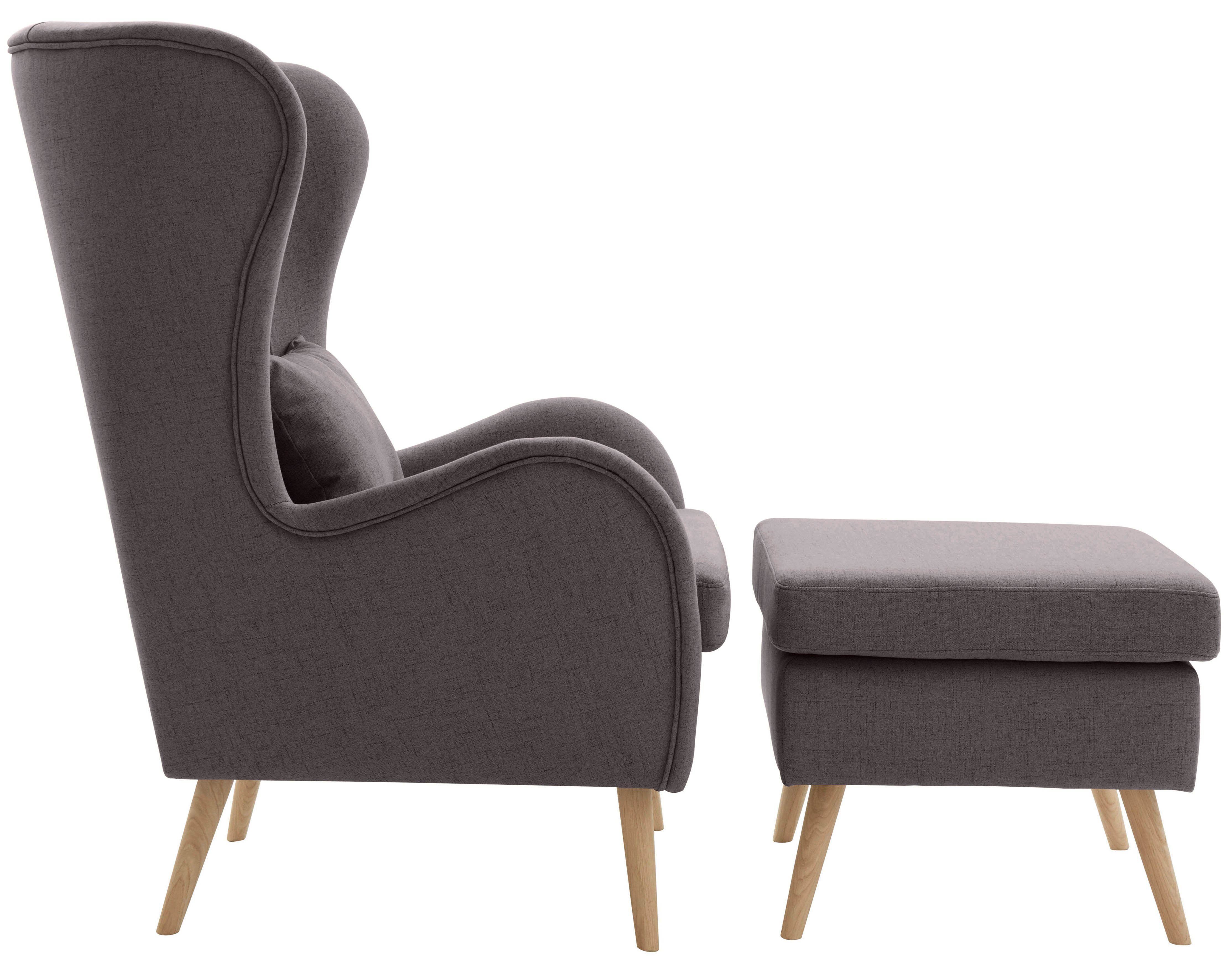 Guido Maria Kretschmer Home&Living Fauteuil Salla ook in imitatiebont en fijn corduroy, veel bekledingsopties, oorfauteuil (set)