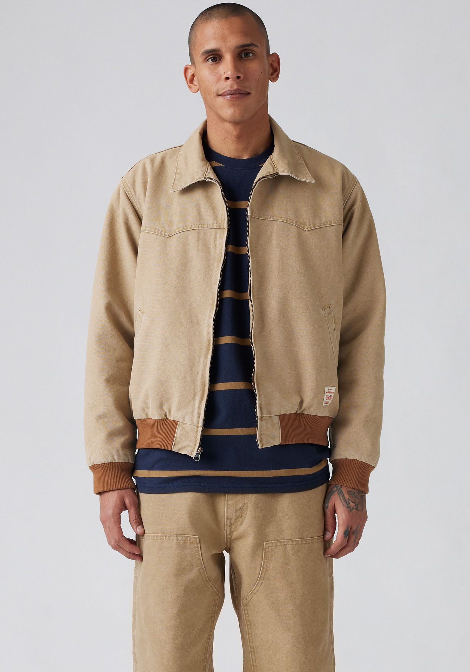 Levi's Jeansjack met ribboorden heren tussenjacks maat L