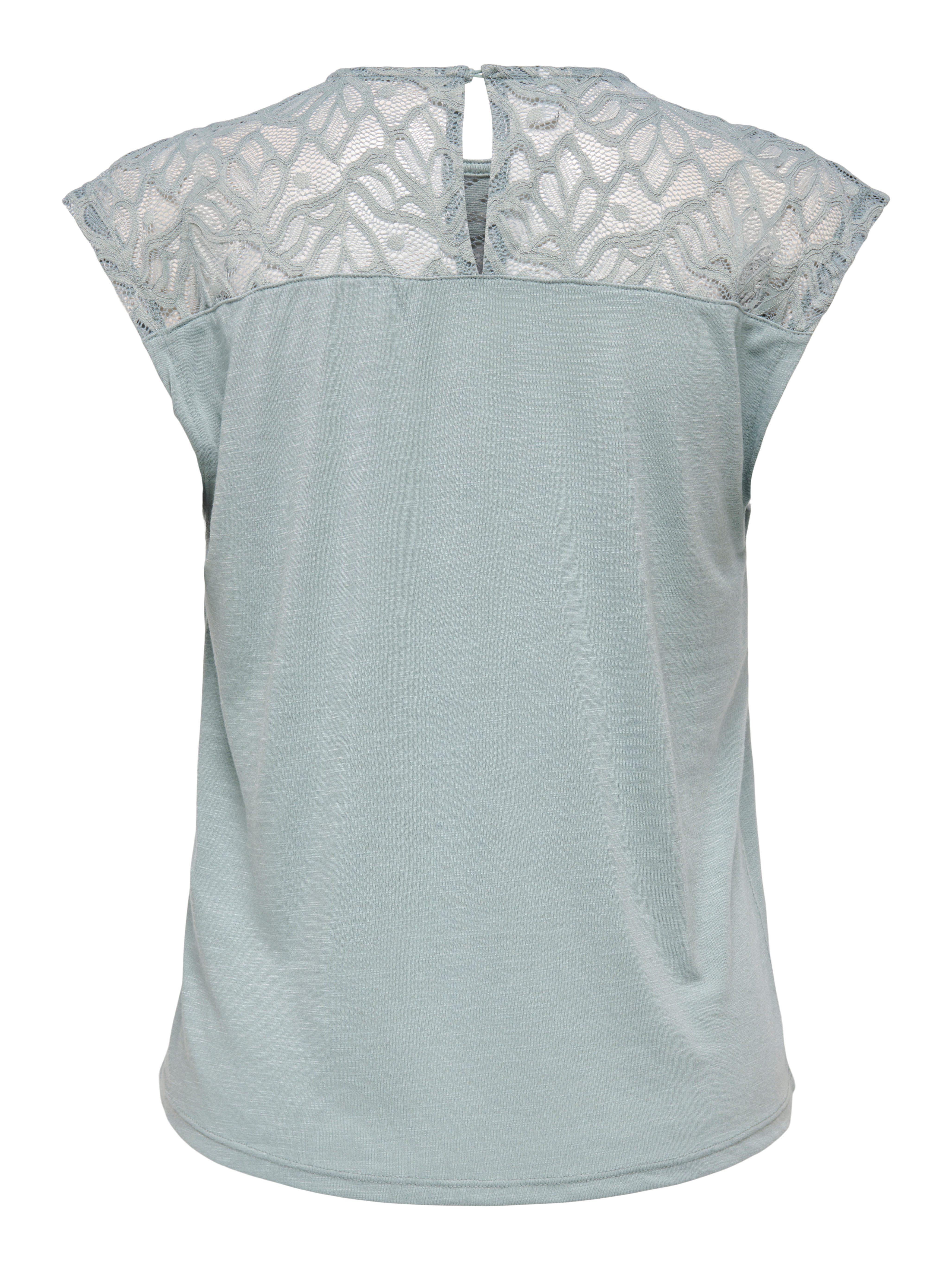Only Kanten shirt ONLSINDY LIFE S/S O-NECK MIX TOP JRS