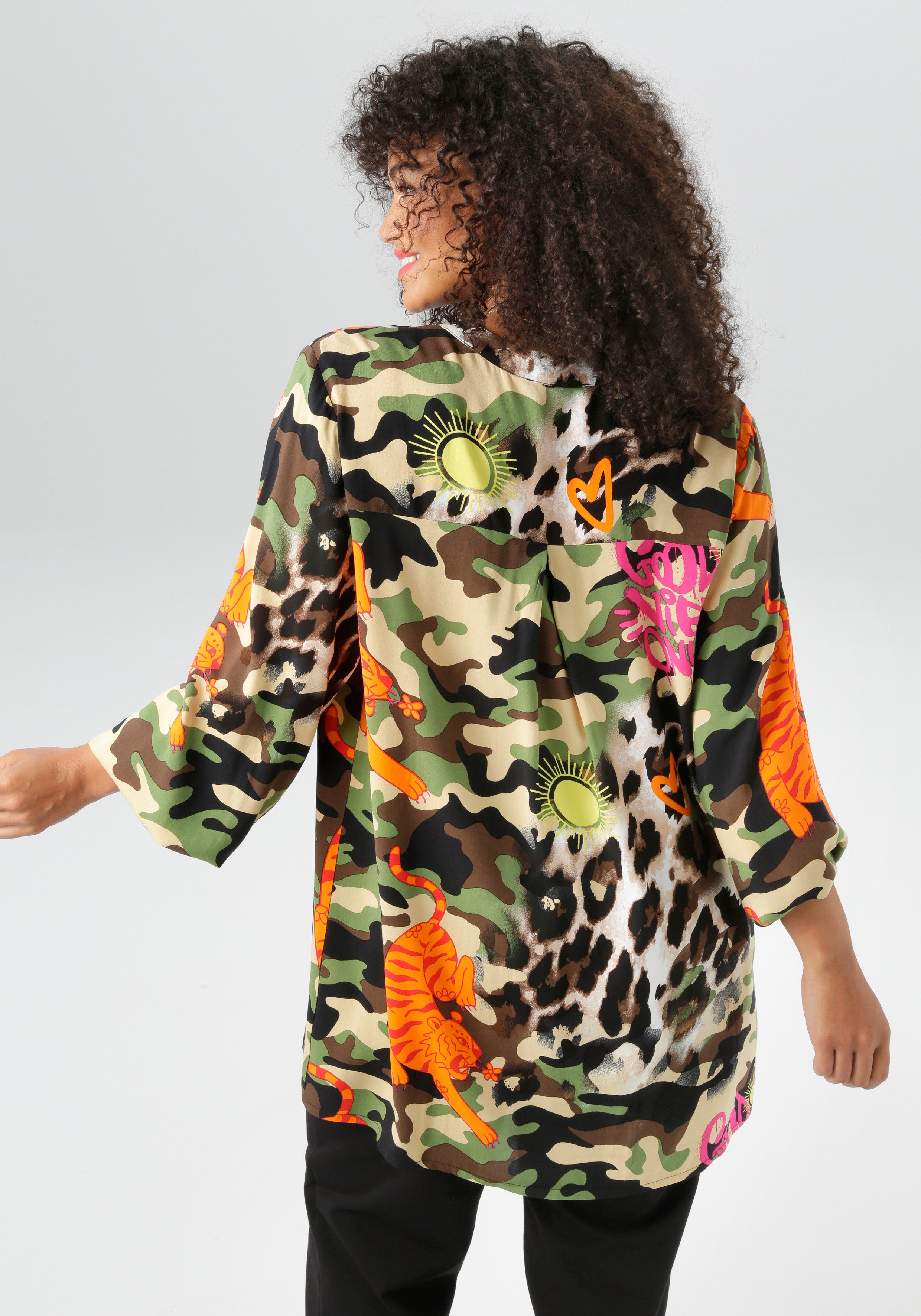 Aniston PLUS Blouse met kraagstrik