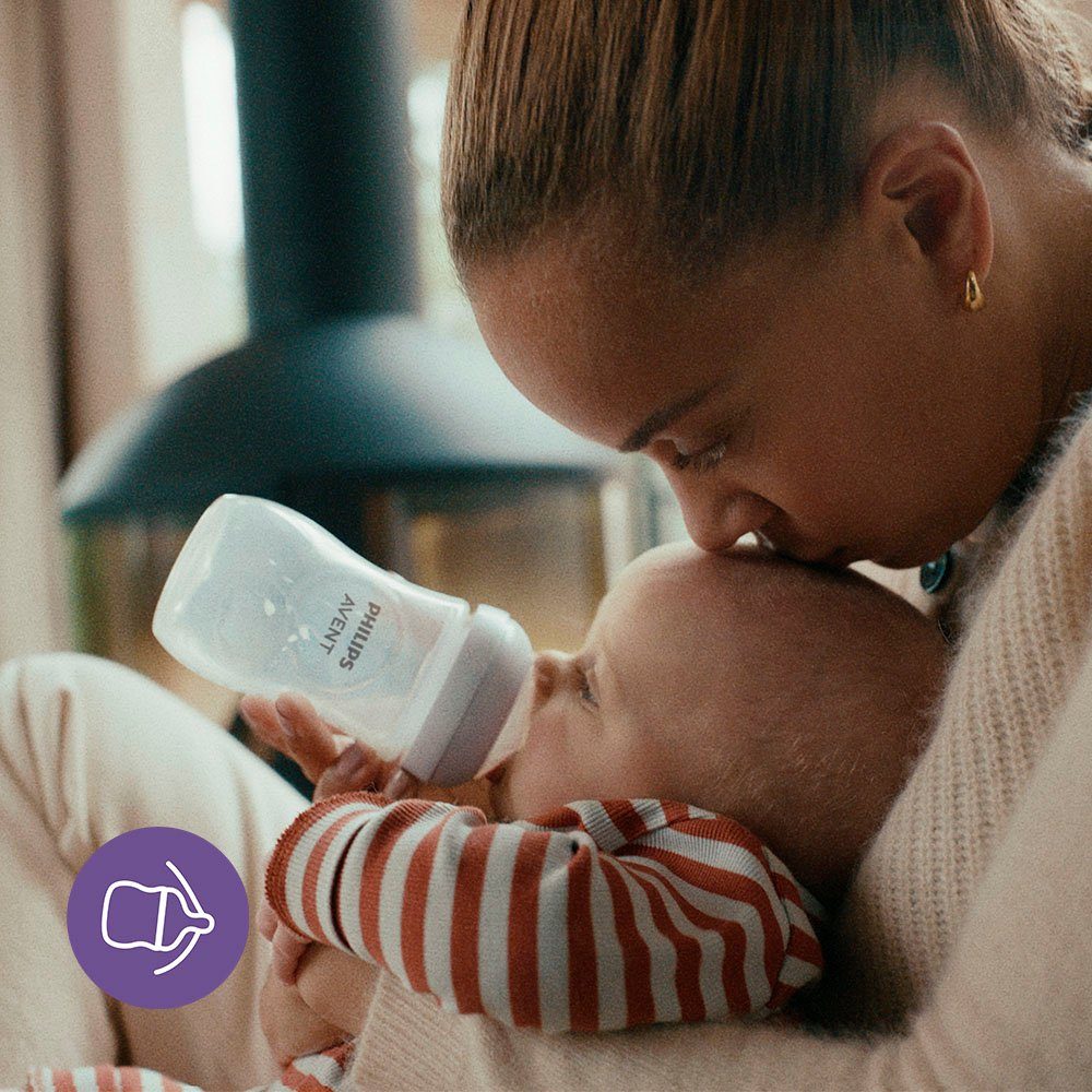 Philips AVENT Babyfles Natural Response SCY903/03 3 stuks, 260 ml, vanaf de 1e maand