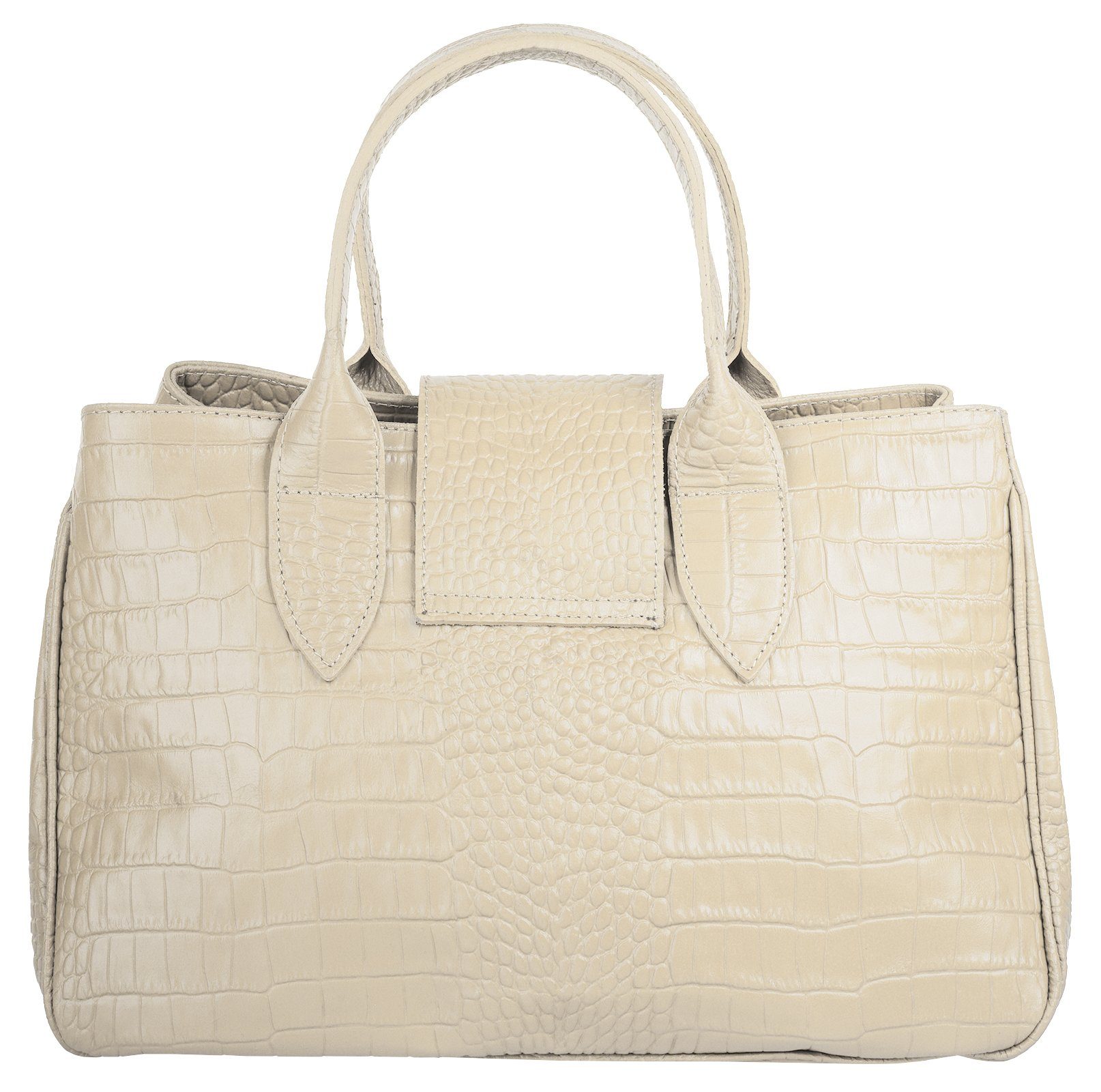 Cluty Tas echt leer, made in italy (1-delig)