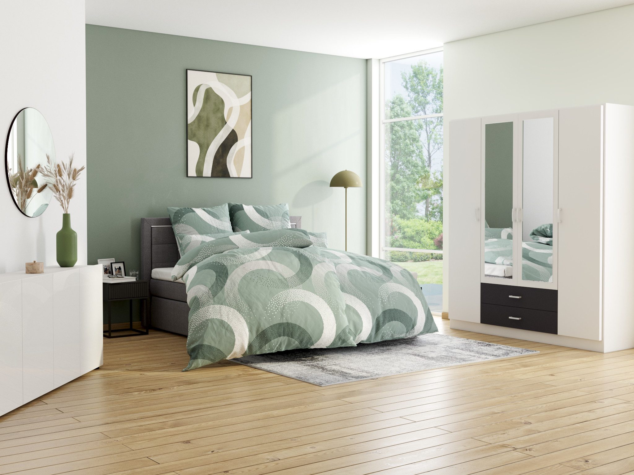 INOSIGN Dressoir Mister Dressoir, volledig hoogglans gelakt, breedte (B/H): 225/80 cm