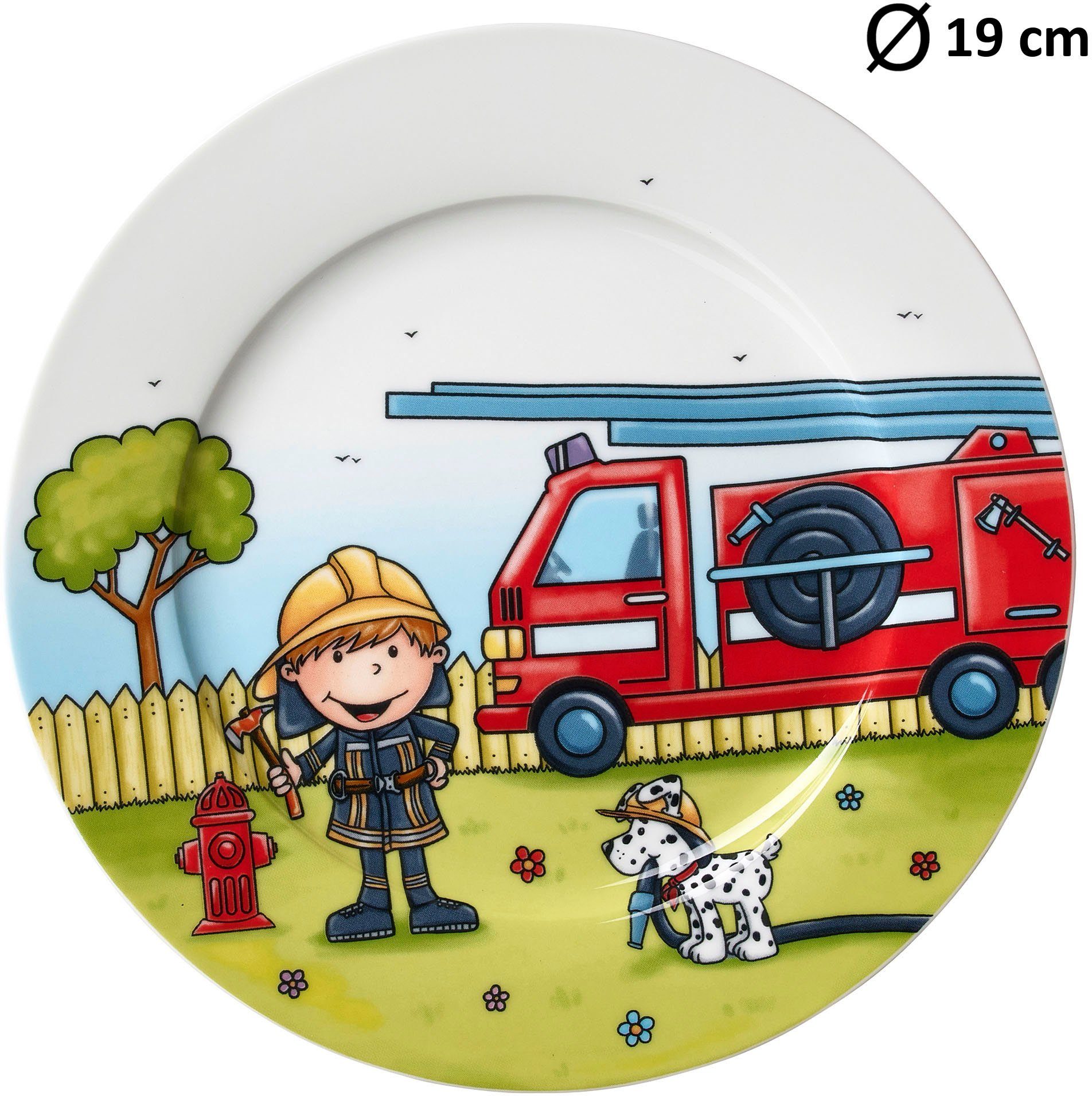 Ritzenhoff & Breker Kinderservies-set Brandweerman Bernie (set, 3-delig)