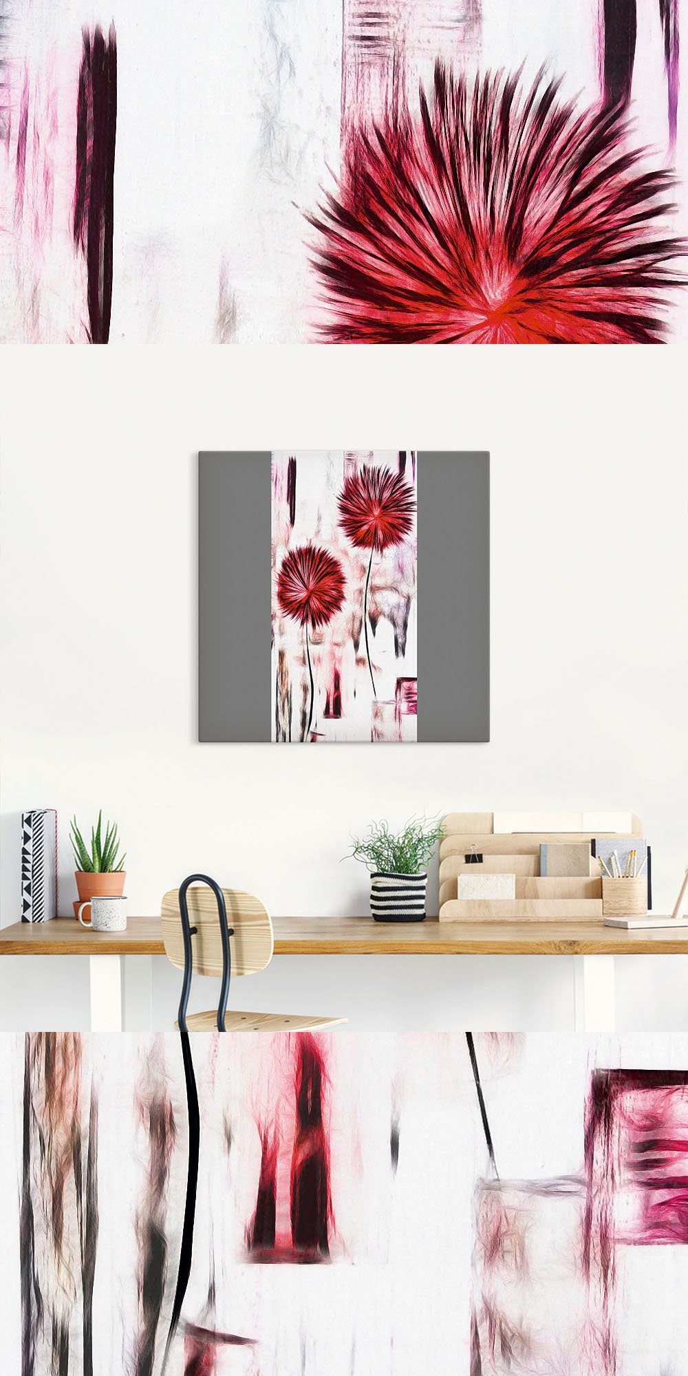Artland Artprint Bloemen als artprint van aluminium, artprint op linnen, muursticker of poster in verschillende maten