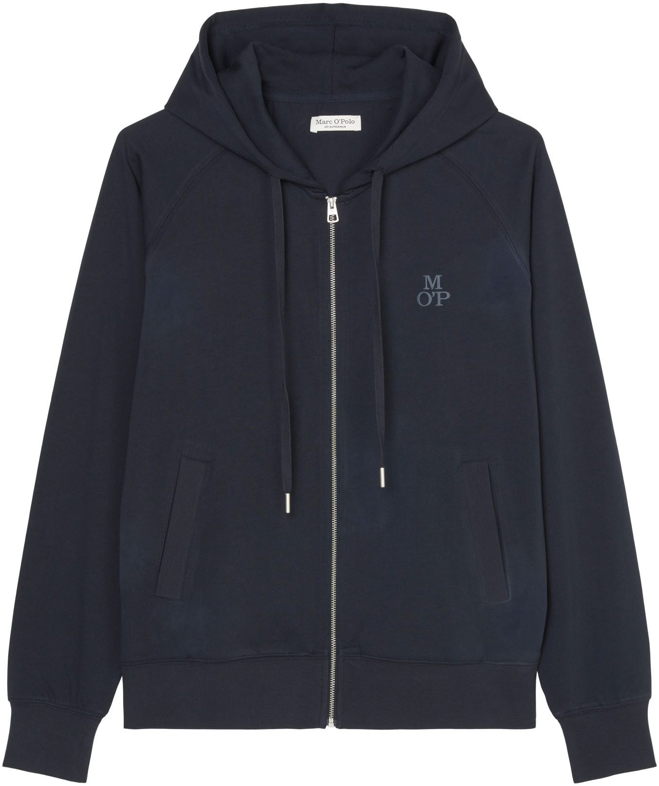 Marc O'Polo Capuchonsweatvest Heavy-jersey met een grote capuchon