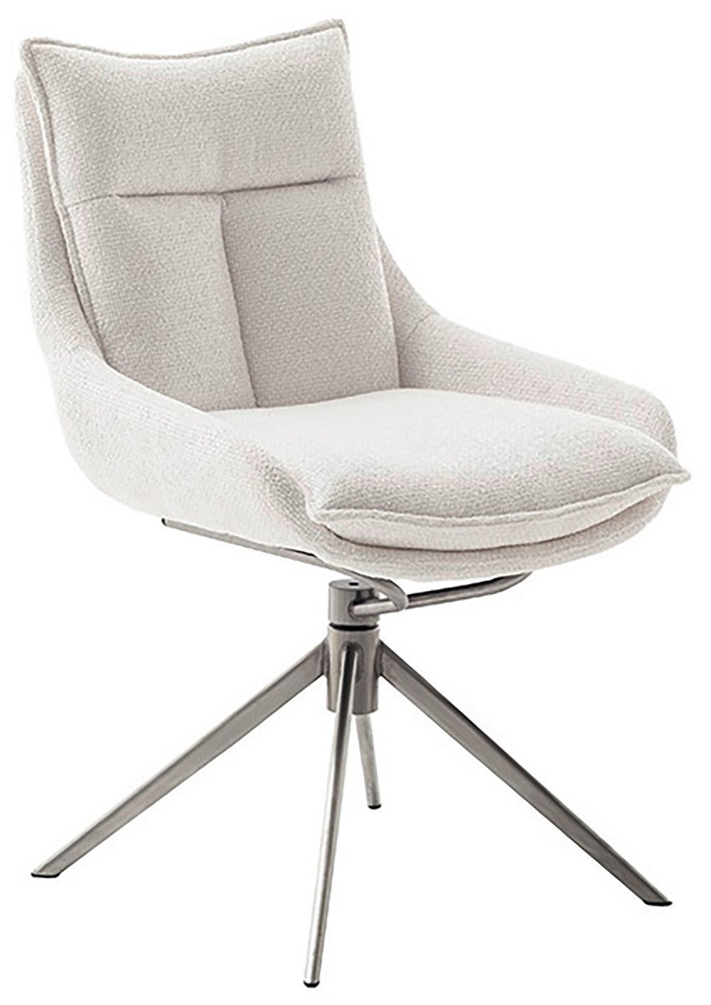 MCA furniture Eetkamerstoel Parker (2-set), draaibaar 360°, draai- & schommelfunctie, belastbaarheid 120 kg