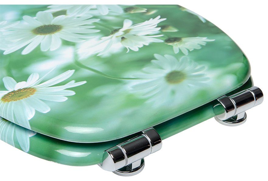 Sanilo Toiletzitting Margrieten met soft-closemechanisme