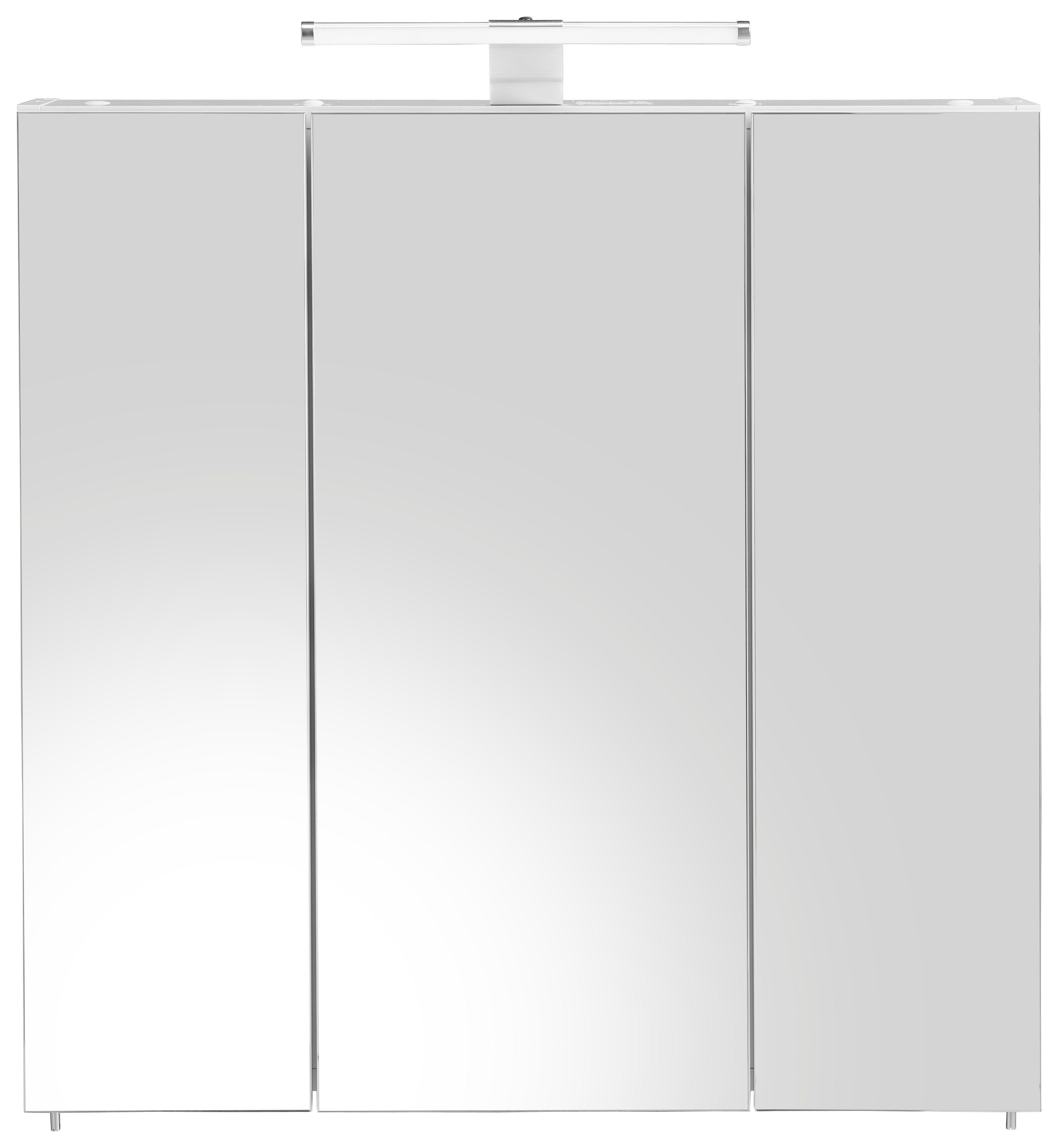 Schildmeyer Spiegelkast Roma Breedte 70 cm, 3-deurs, ledverlichting, schakelaar-/stekkerdoos