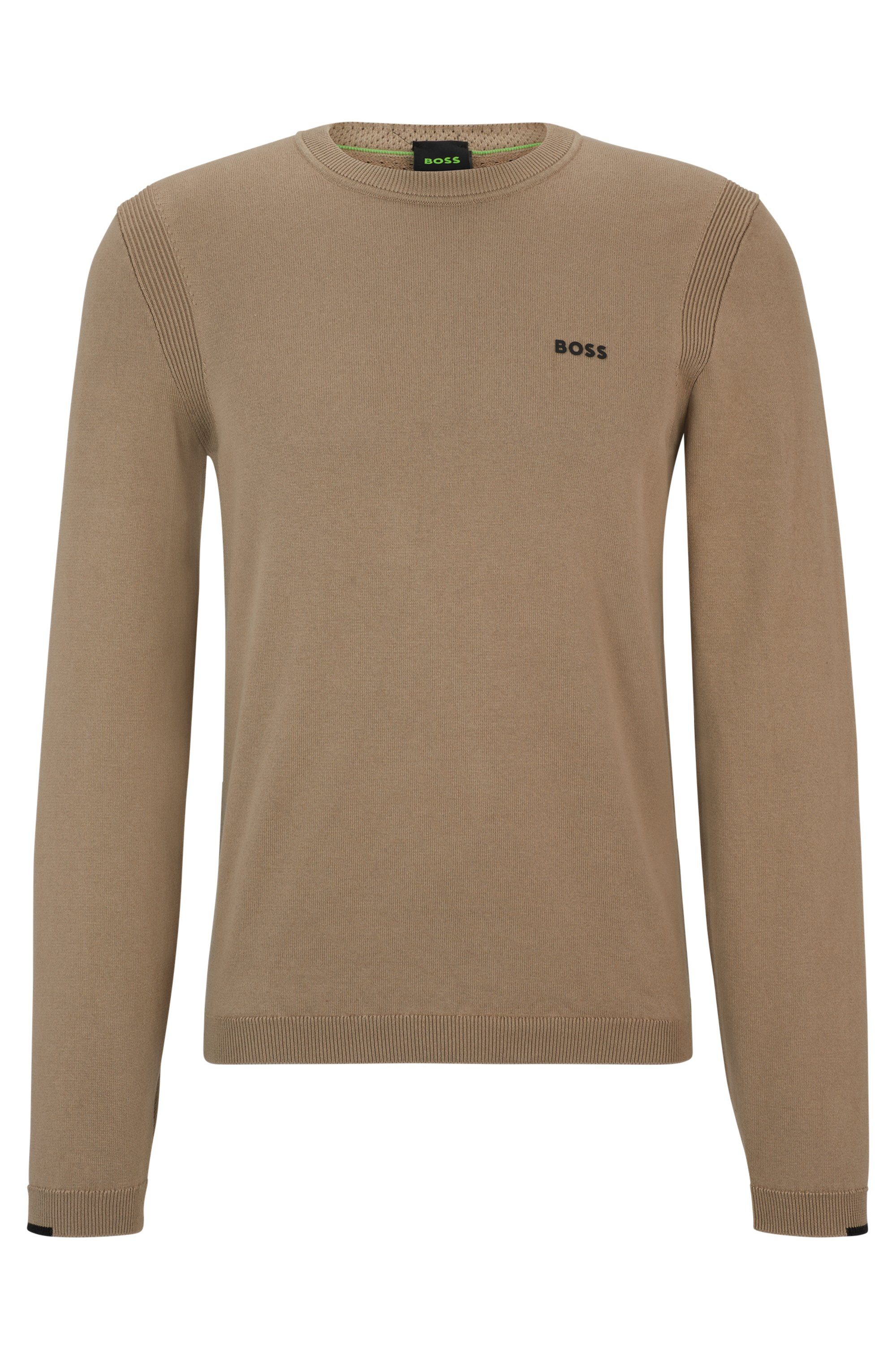 BOSS GREEN Trui met ronde hals Ever-X CN met een ronde hals