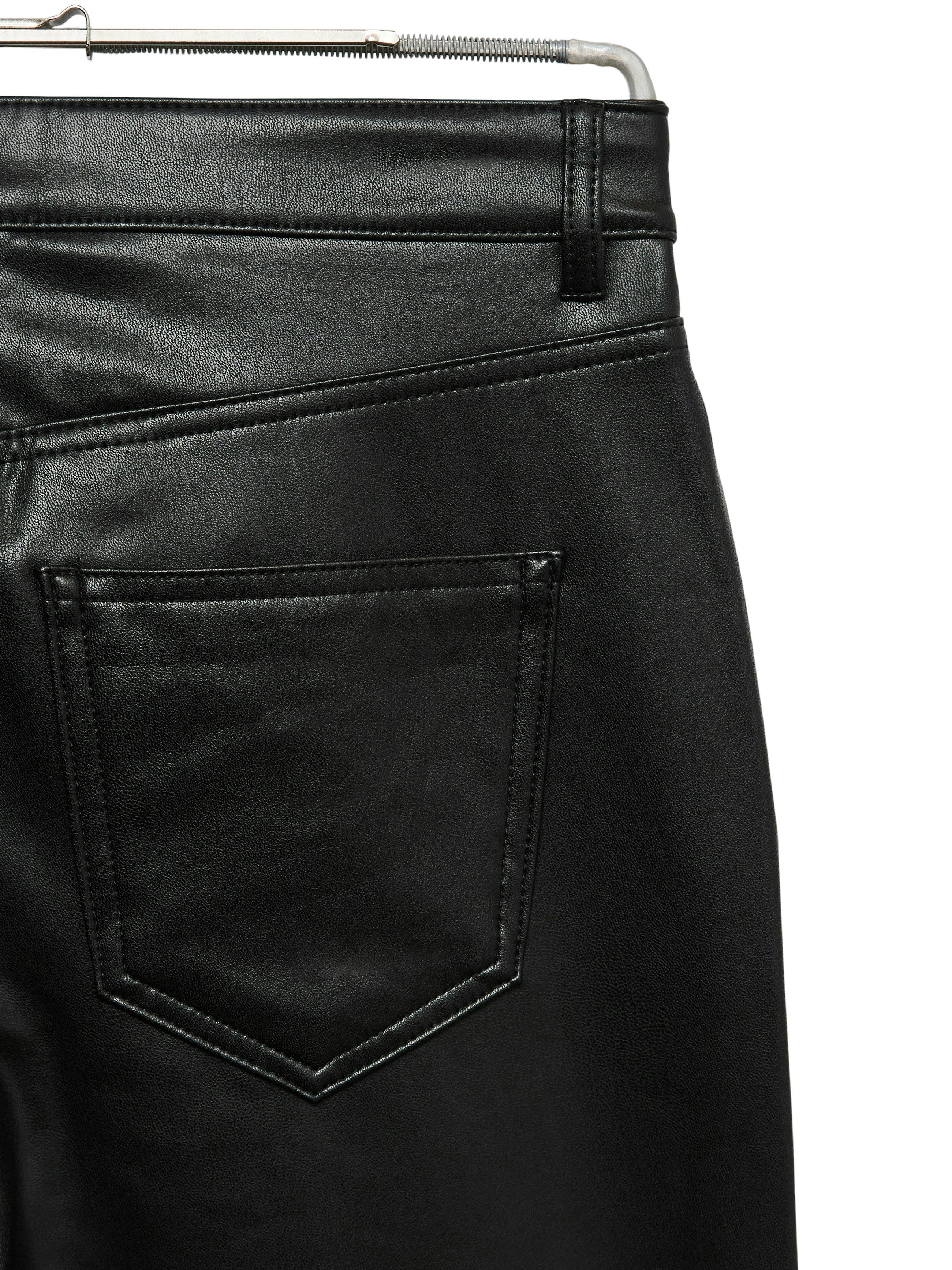 Vero Moda Imitatieleren broek VMTESSA HR WIDE PL PANTS NOOS