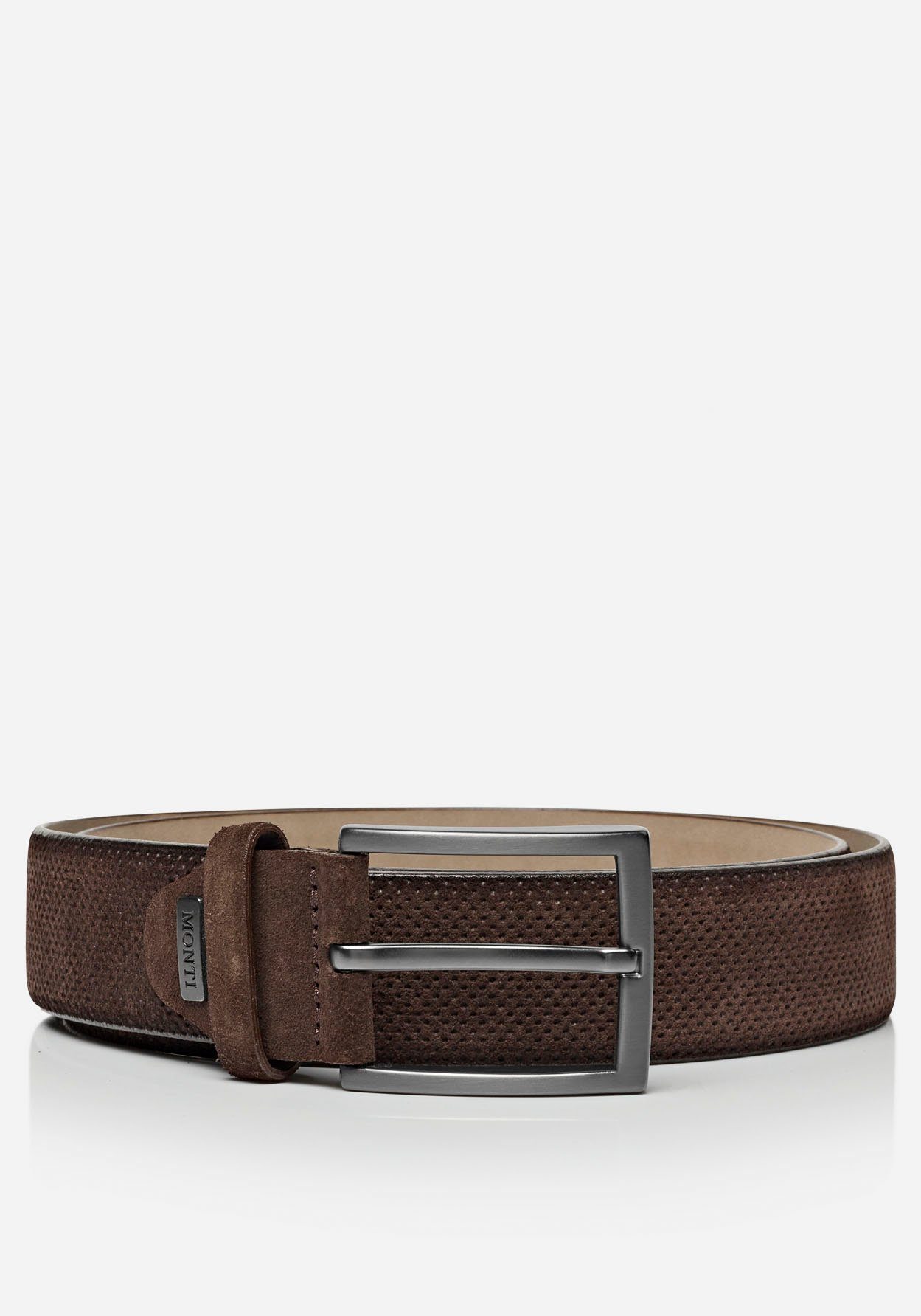 MONTI Synthetische riem Valencia 3,5 cm breed, klassiek-business, inkortbaar