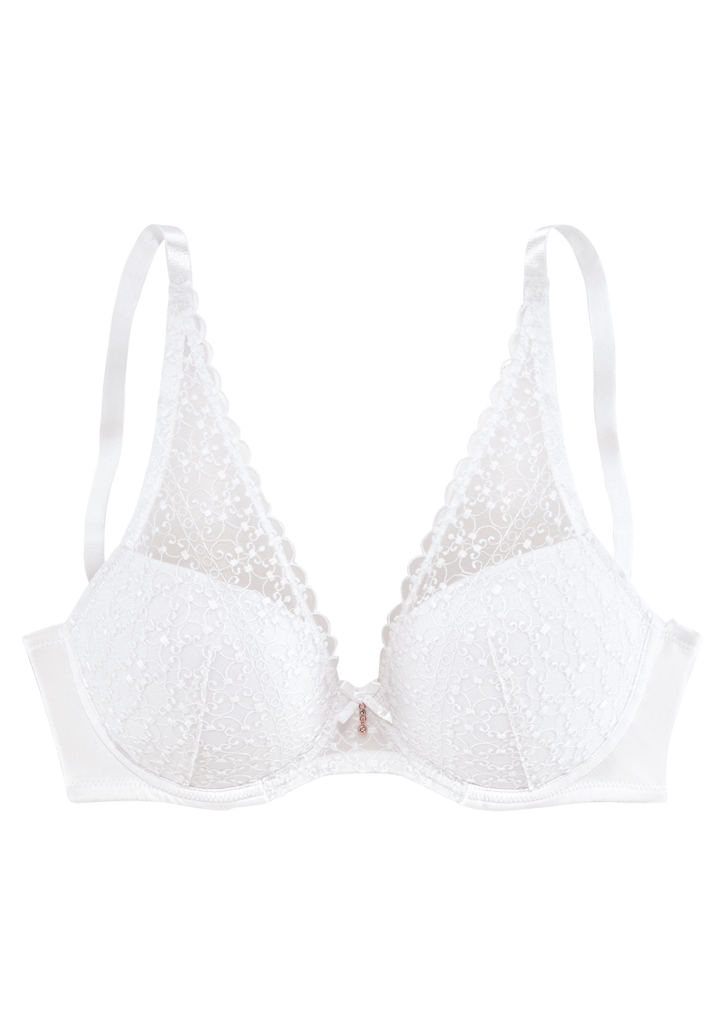 Nuance Bh met steuncups mooie borduurkant in een modieuze look, dessous