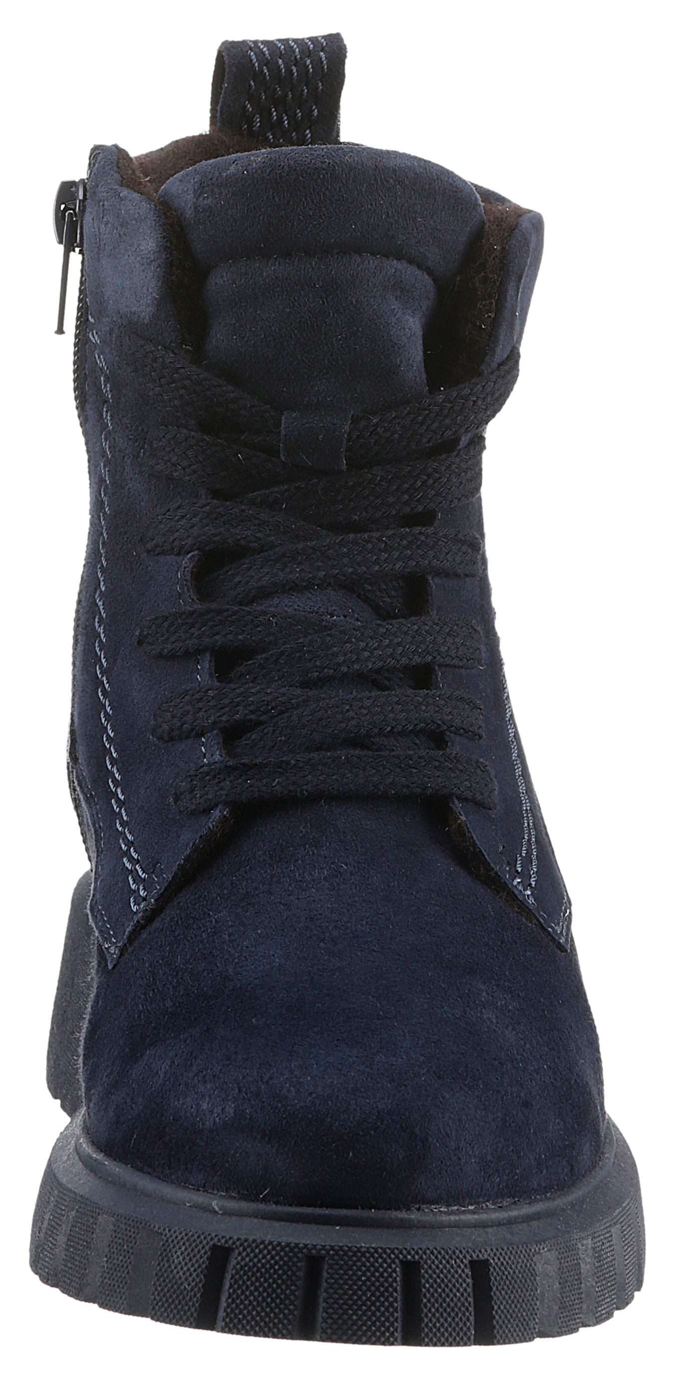 Tamaris Veterschoenen sleehak, veterschoenen, enkellaars met extra binnenrits