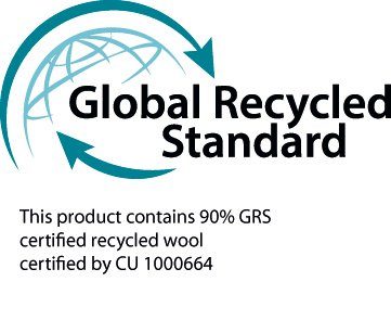 BIEDERLACK Wollen deken Arezzo streep met gerecyclede wol