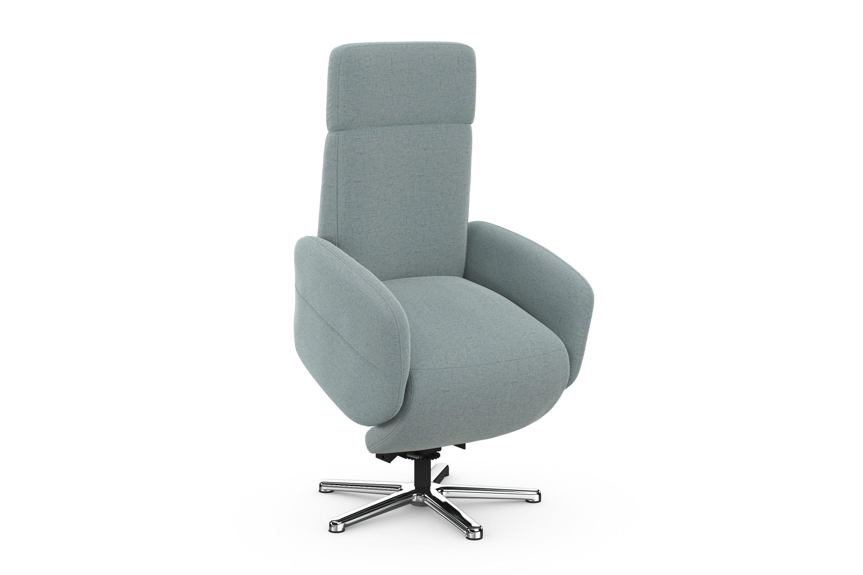 sit&more Relaxfauteuil Grenoble, incl. hoofdsteunverstelling en bekabelde afstandsbediening