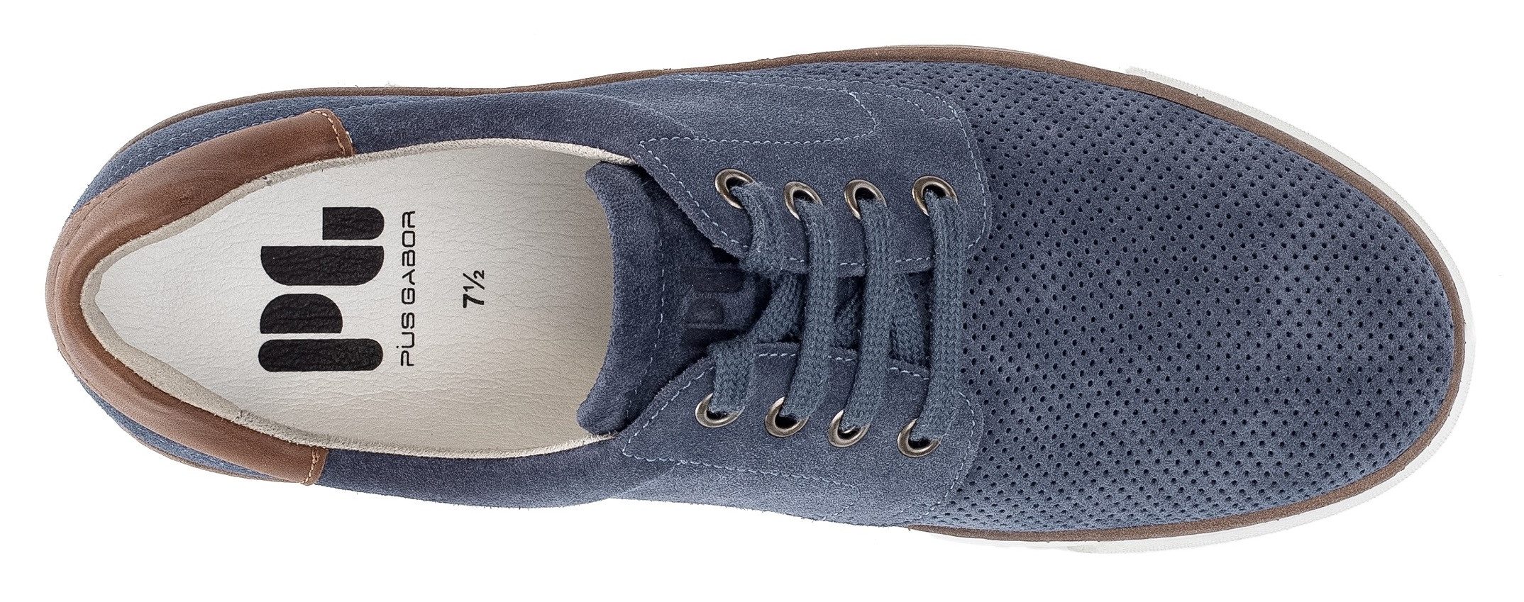 Pius Gabor Sneakers , vrijetijdsschoen, lage schoen, veterschoen in comfortabele breedte g (= breed)