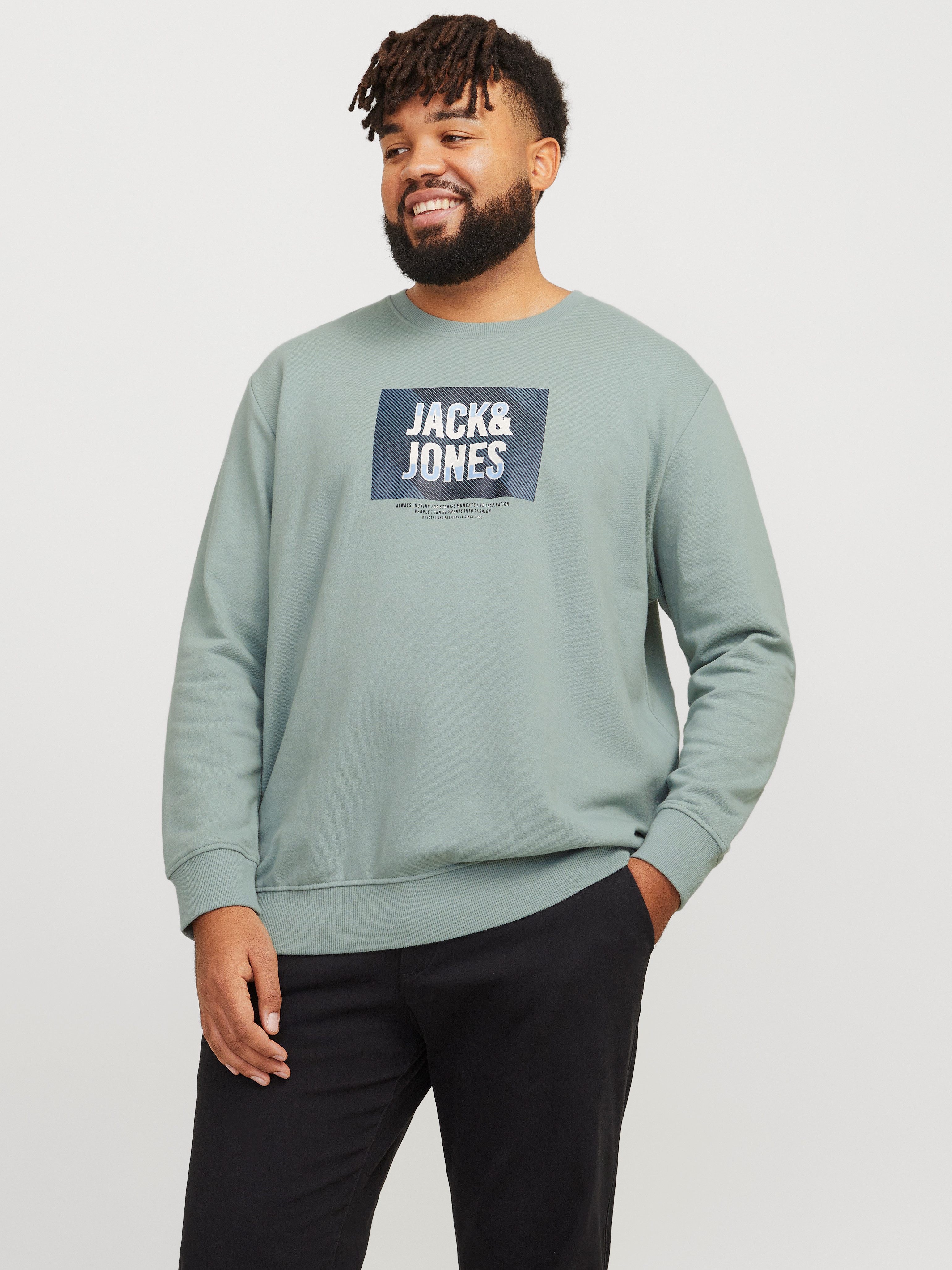 Jack & Jones PlusSize Sweatshirt JJHUDSON SWEAT CREW NECK PLS