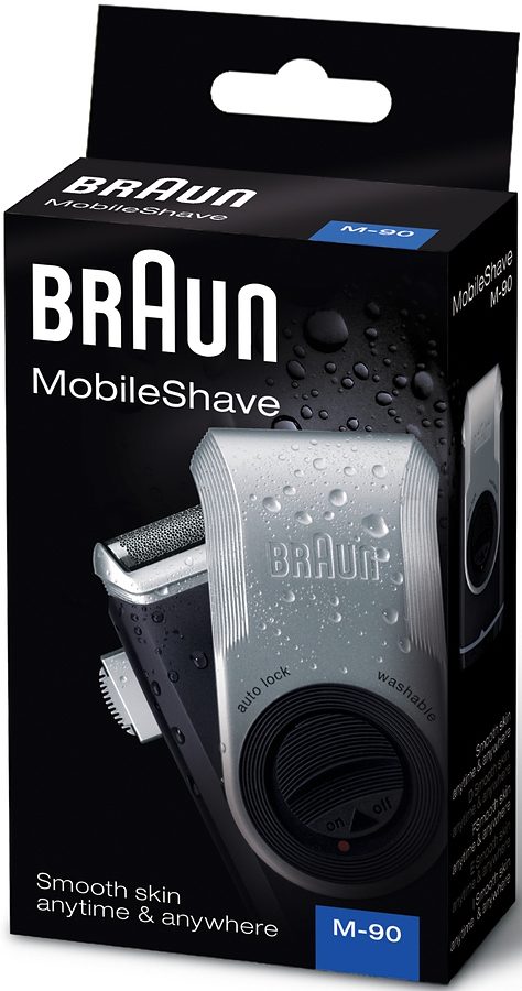 Braun Elektrisch scheerapparaat M90 PocketGo MobileShave reisscheerapparaat