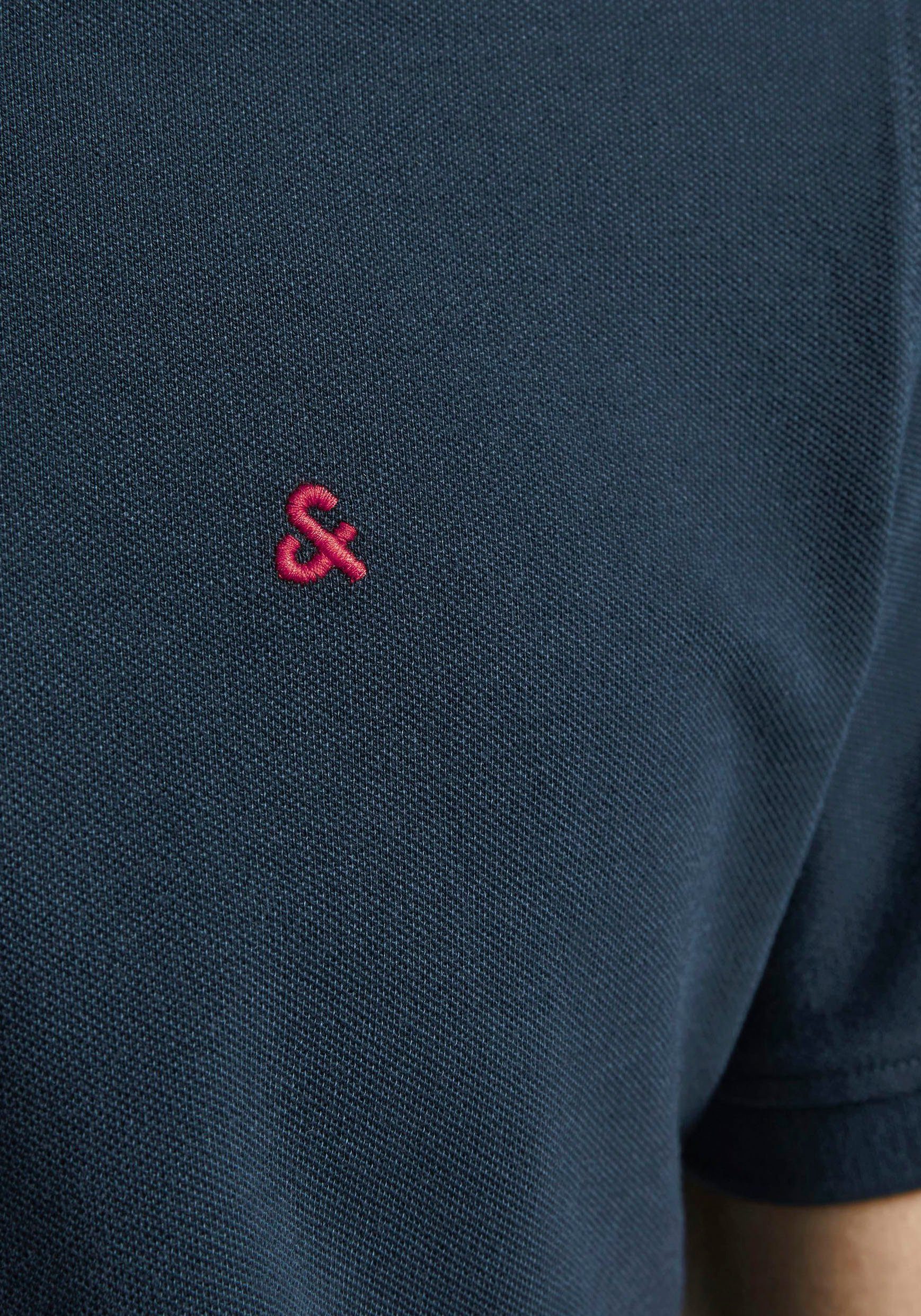 Jack & Jones Poloshirt JJEPAULOS Poloshirt met klassieke kraag en figuuraccentuerende vorm