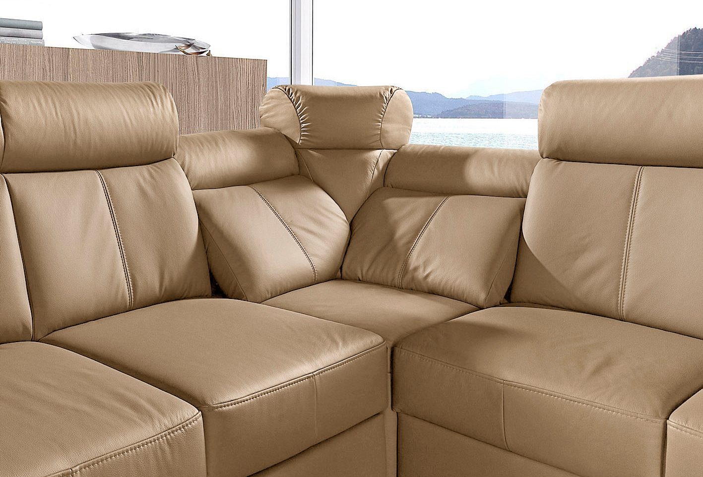 sit&more Hoekbank Basel L-vorm optioneel met relaxfunctie