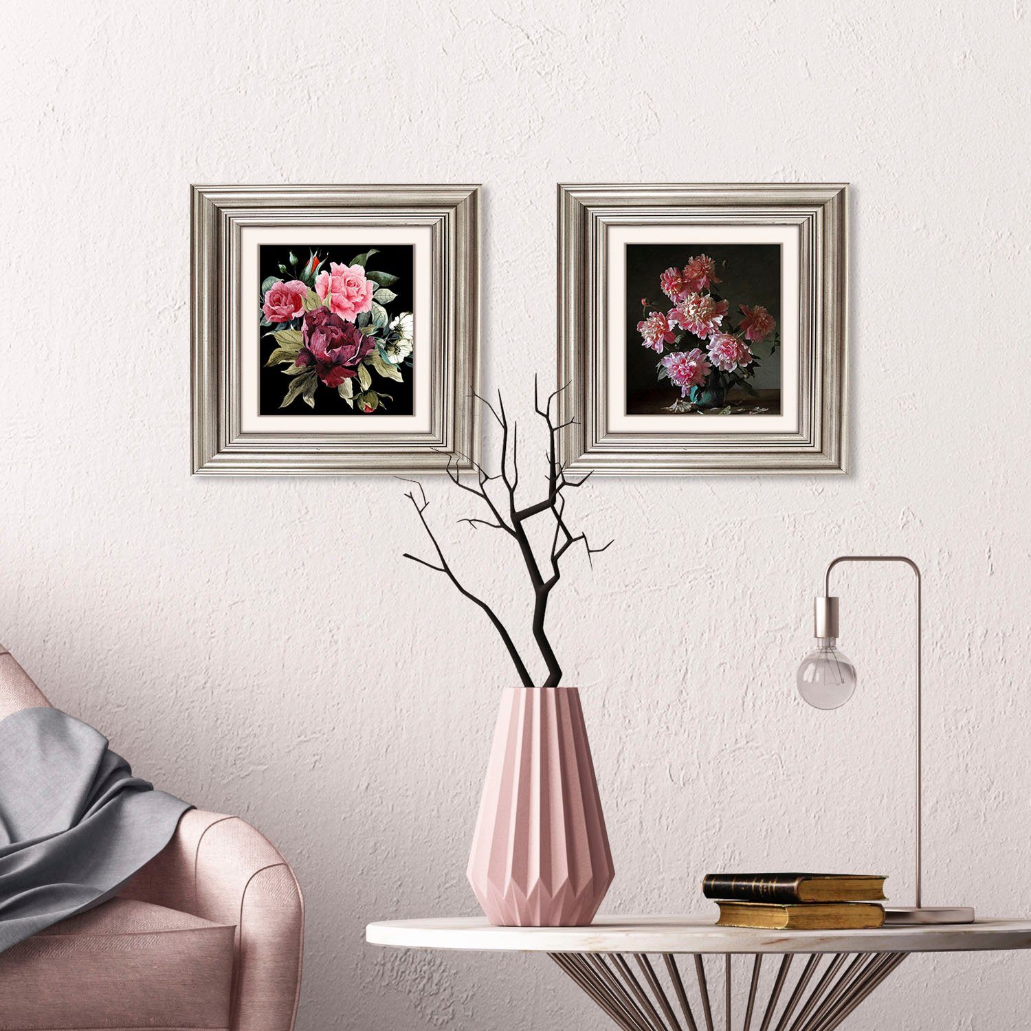 queence Artprint op acrylglas Bloemen Fine Art-print in galeriekwaliteit