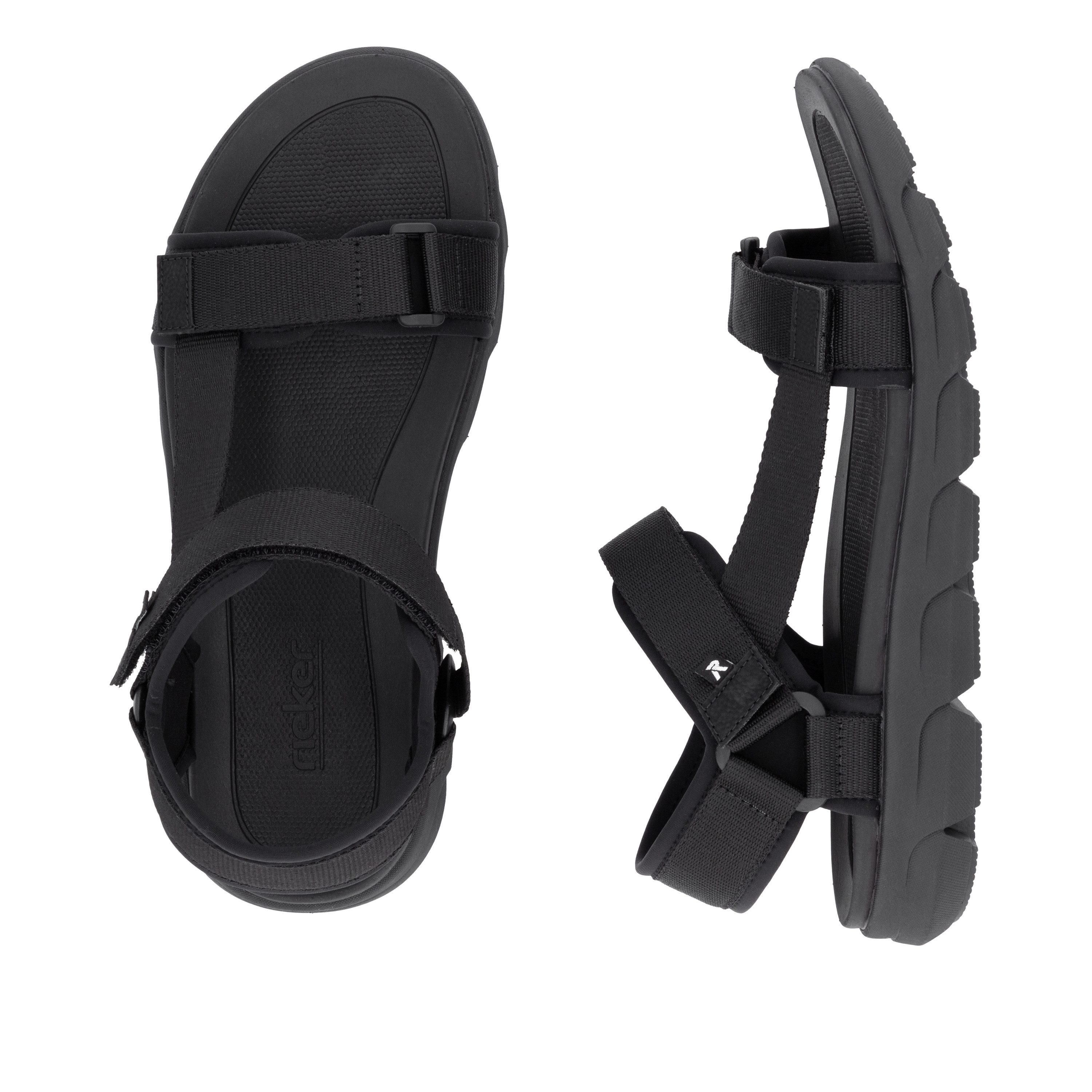 RIEKER Sport Sandalen Orlando , zomer schoen, outdoorsandaal, machinewasbaar, met klittenbanden