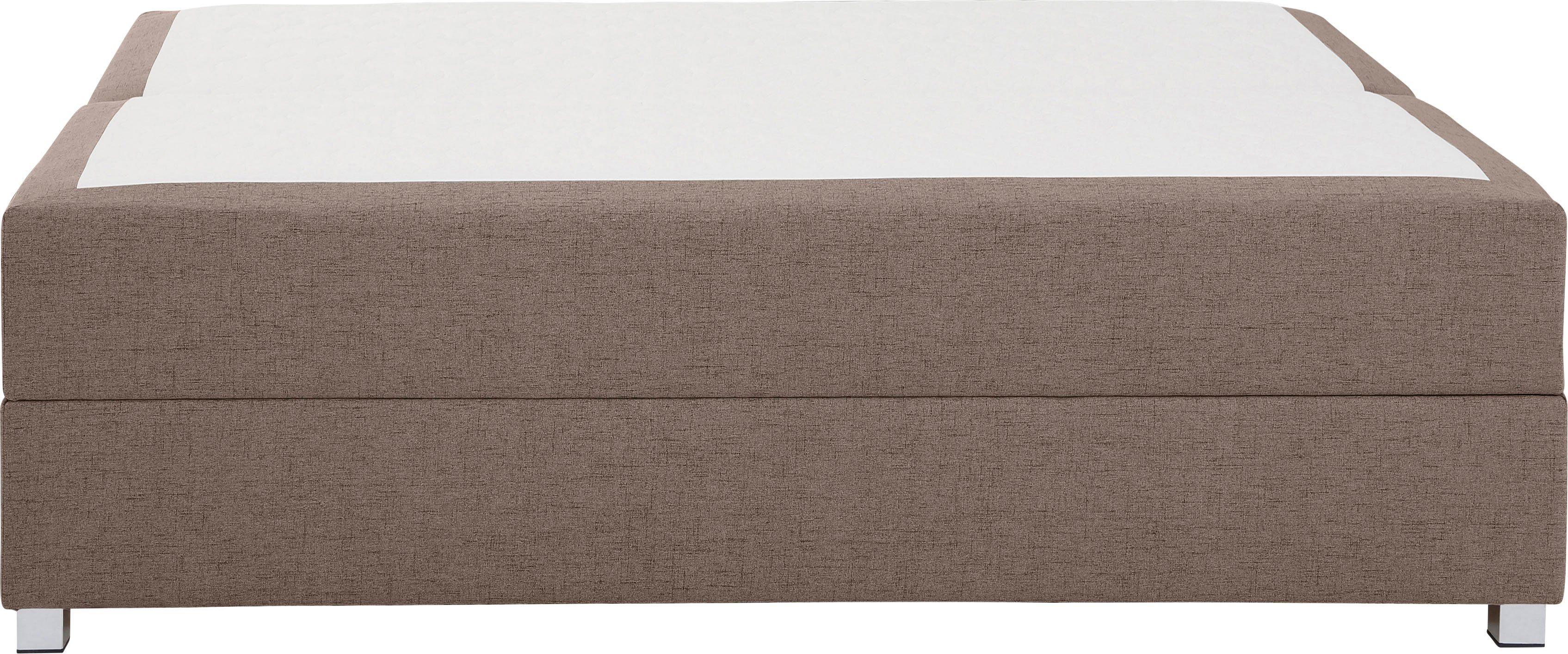 INOSIGN Boxspring Alexis zonder hoofdbord - ideaal voor ruimtes met schuine plafonds, in 4 breedten