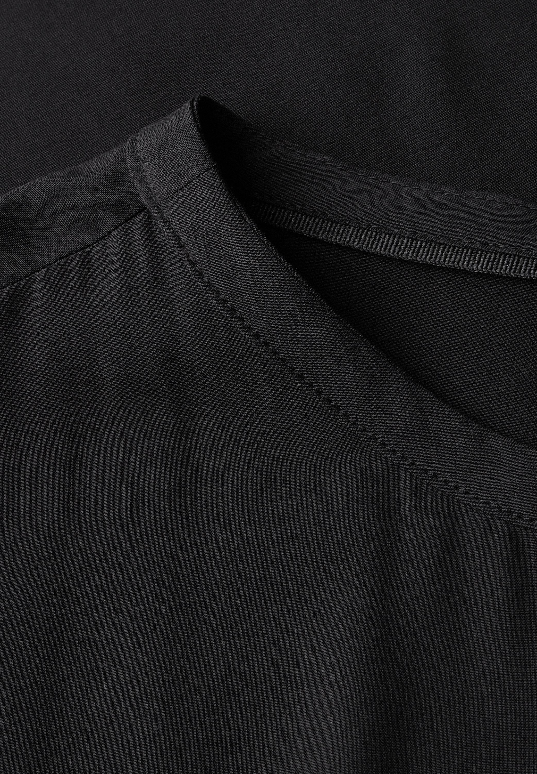 STREET ONE Blouse met korte mouwen met elastische zoom