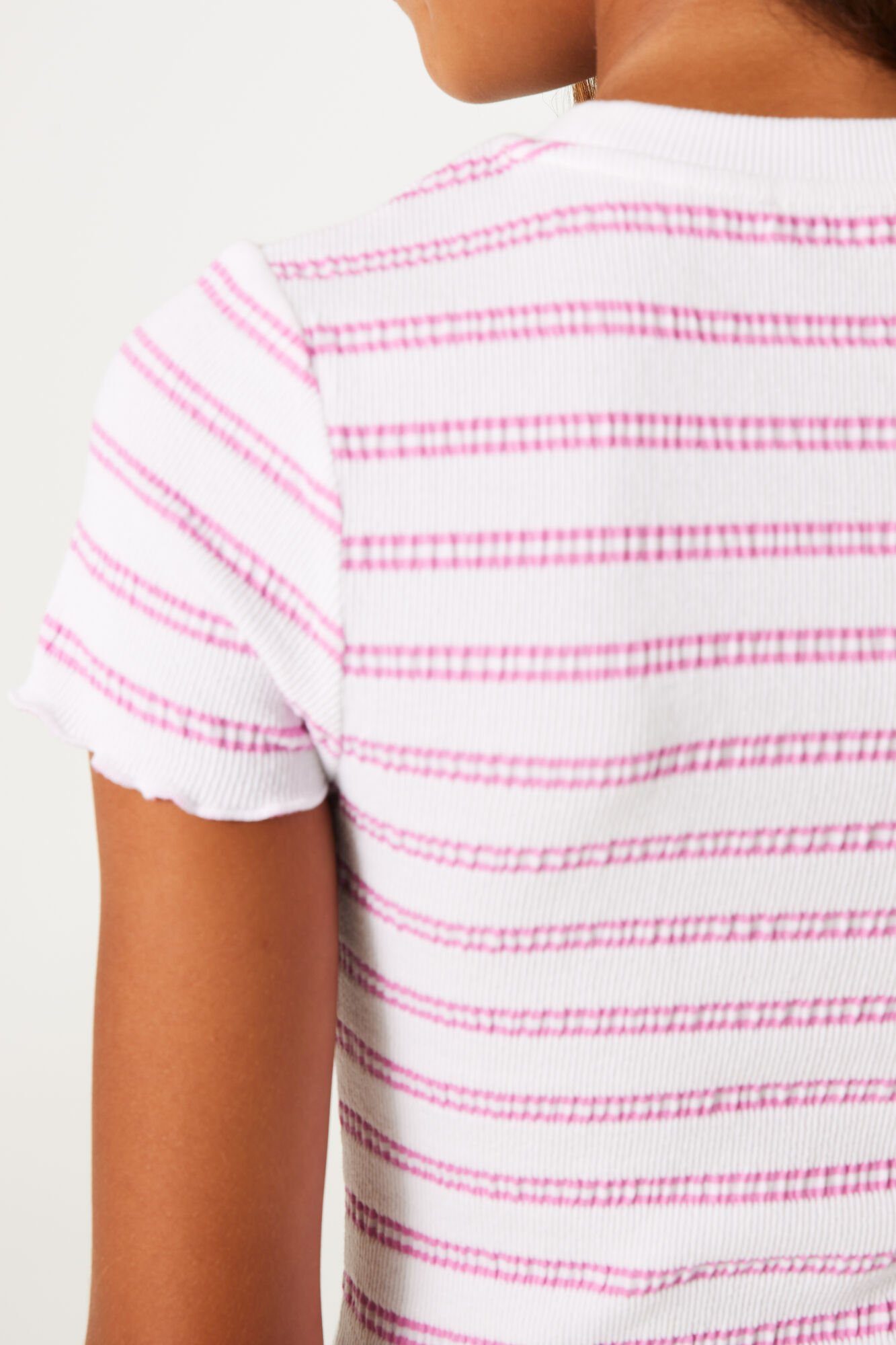 Garcia T-shirt in streeplook, voor meisjes