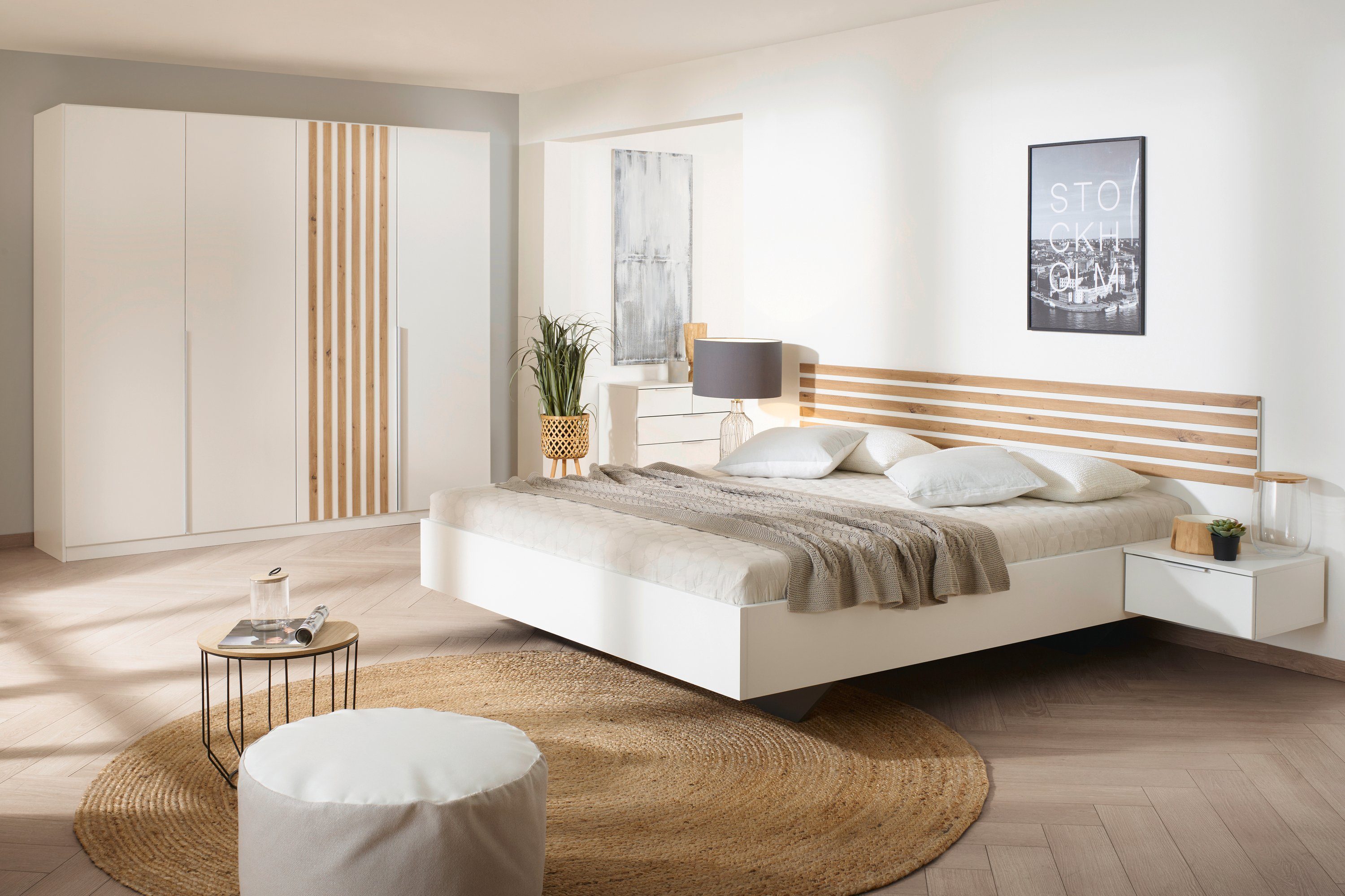 rauch Slaapkamerserie Lamella met elegante lattengarnering (set)