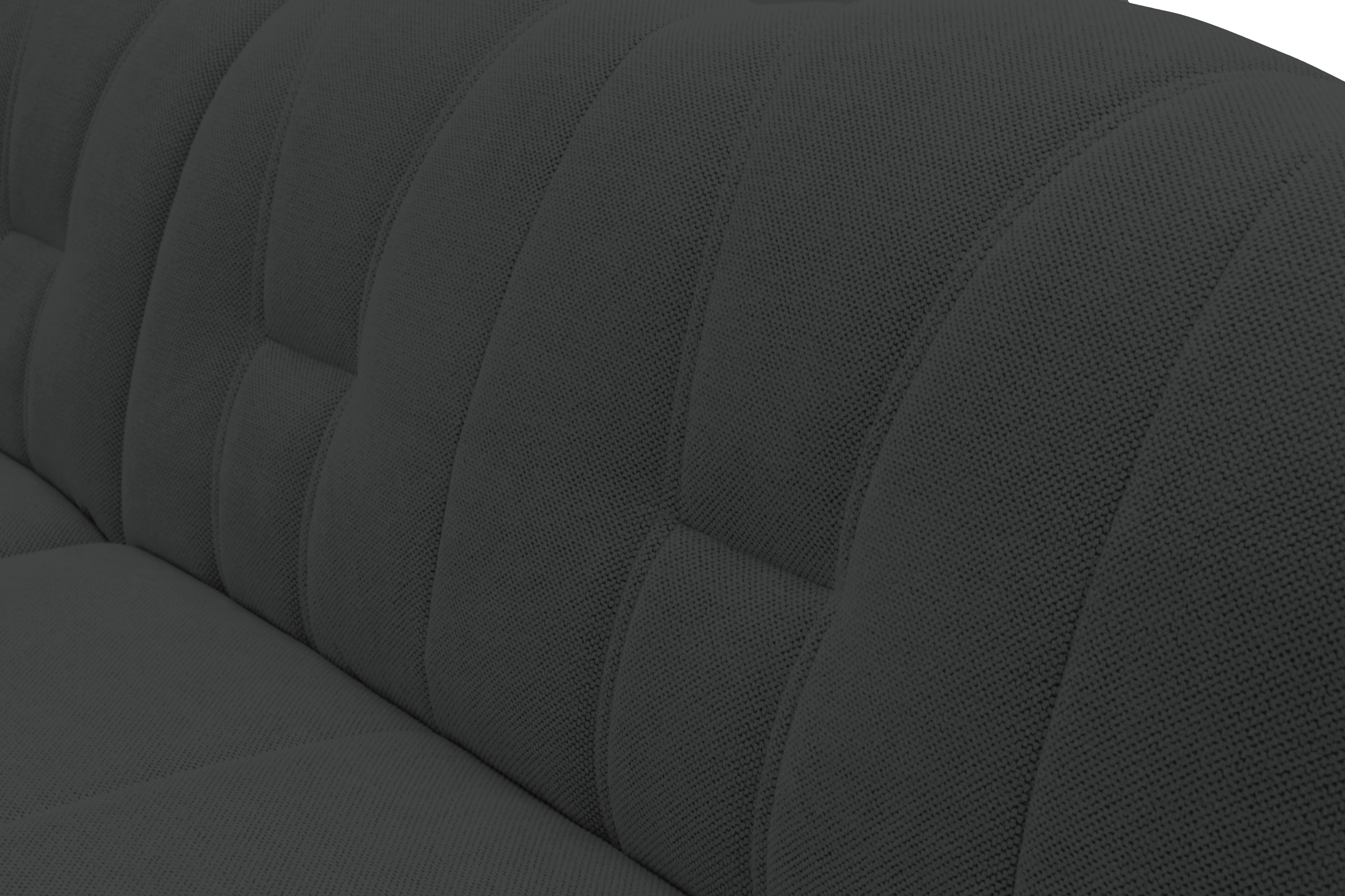 DOMO collection Zithoek Flores ook in leren bekleding, B/D/H: 293/180/86 cm, U-vorm (3 stuks)