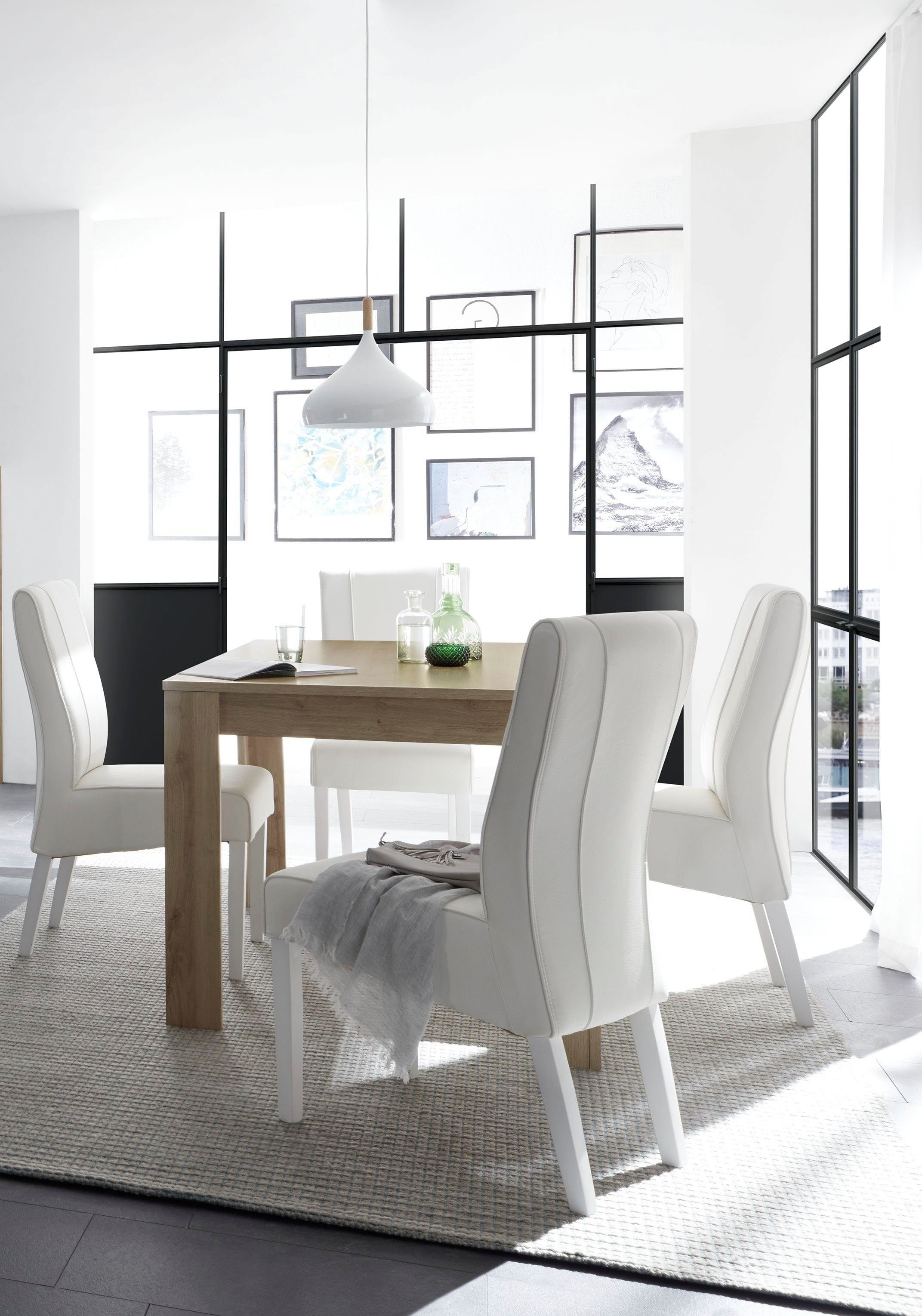 INOSIGN Eettafel Firenze , breedte 180 cm, uit te breiden met insteekblad