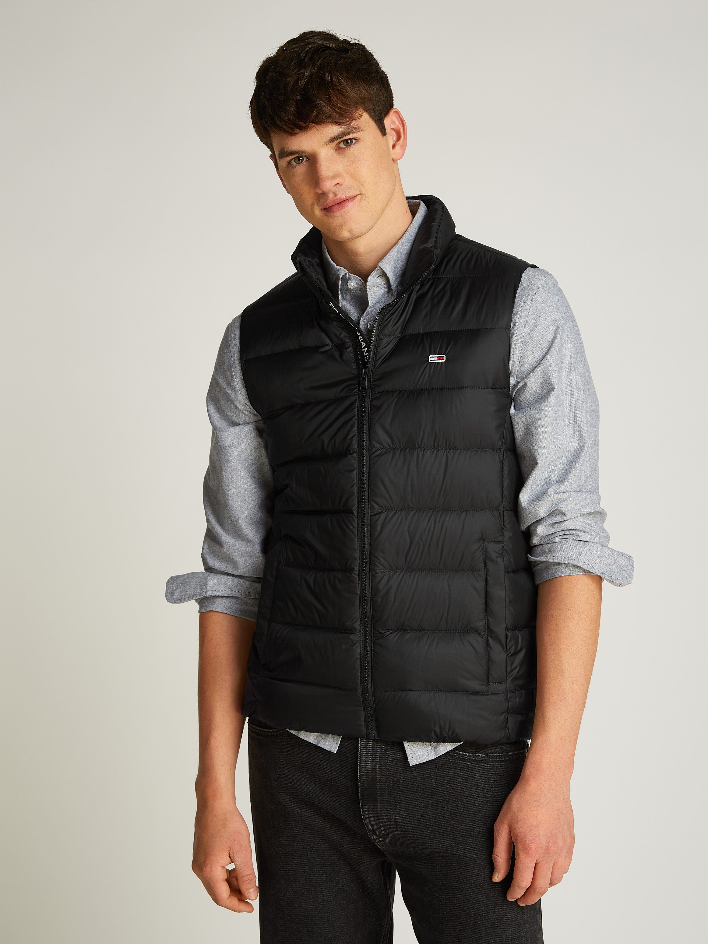 Tommy Hilfiger Donsvest met wind- en waterbestendigheid Black Heren