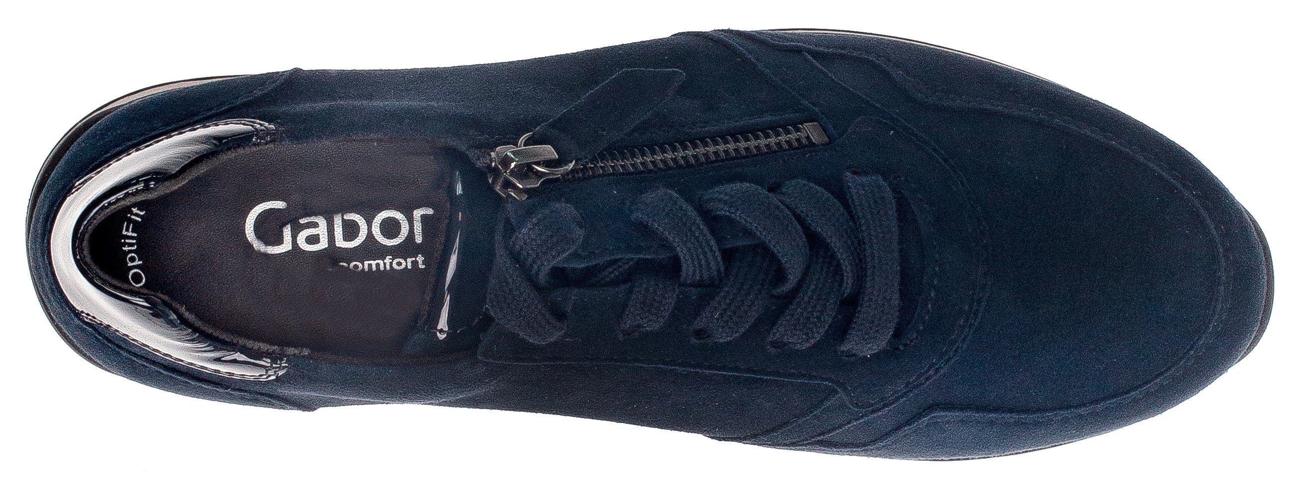 Gabor Sneakers met sleehak Turijn met gepolsterde schacht, h-breedte