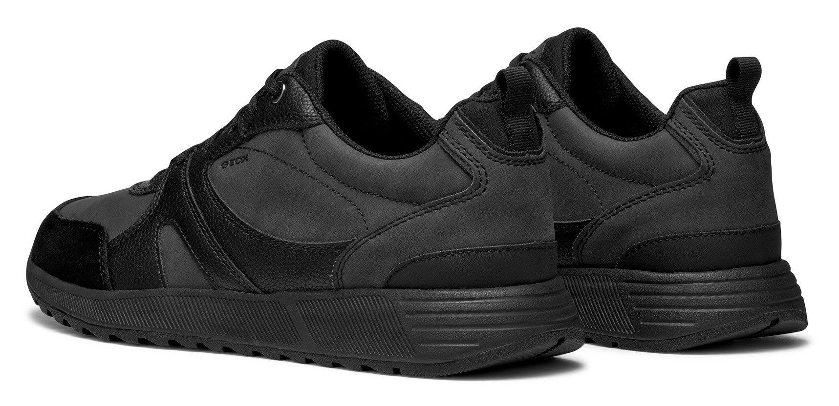 Geox Sneakers U MOLVENO A Vrijetijdsschoen, lage schoen, veterschoen met plateauzool
