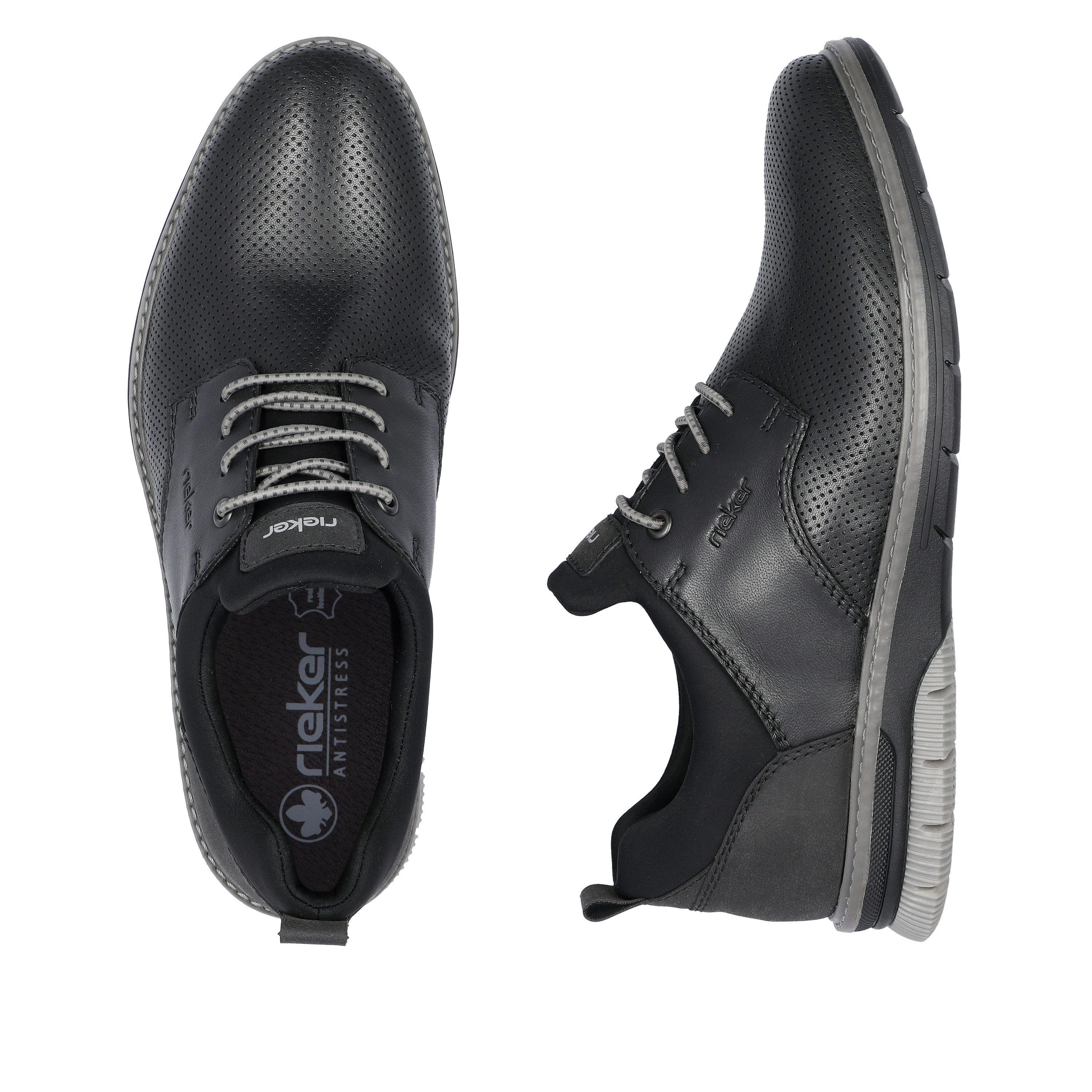 Rieker Slip-on sneakers Business schoen, slipper, feestdagsschoen met elastische veters