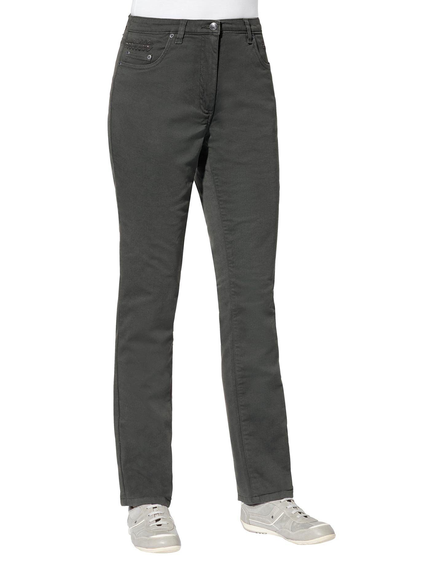Casual Looks Prettige jeans dames skinny jeans maat 23 grijs