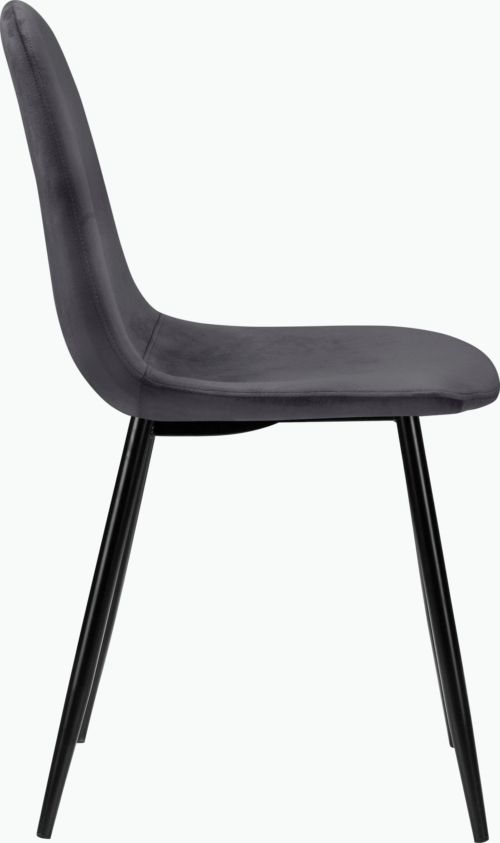 Leonique Eethoek Eadwine, TOPSELLER! Zitgroep eettafel plus 4 eetkamerstoelen (set, 5-delig)