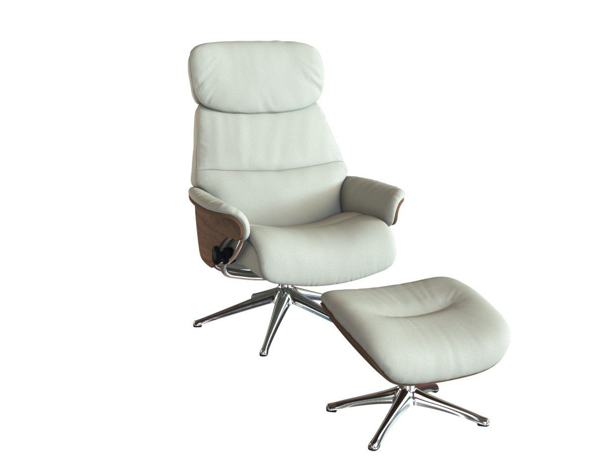 FLEXLUX Relaxfauteuil Aarhus, functionele stoel, gestoffeerde stoel, armleuningen, TV-fauteuil