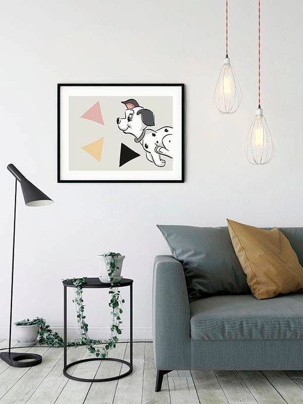 Komar Wanddecoratie 101 dalmatiër Angles Landscape Wanddecoratie voor de kinderkamer - zonder lijst (1 stuk)