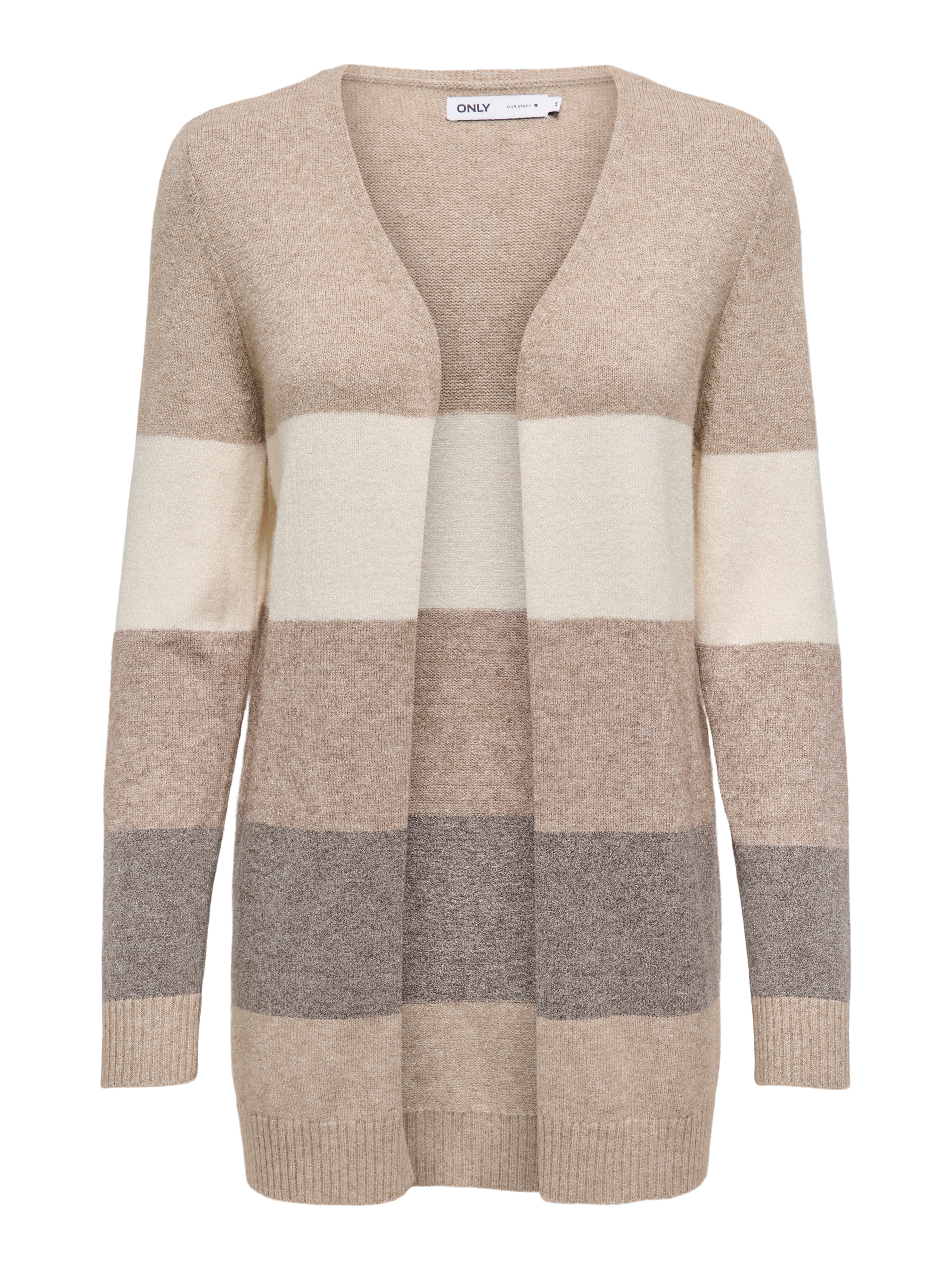 Only Vest ONLLESLY L/S OPEN CARDIGAN KNT NOOS