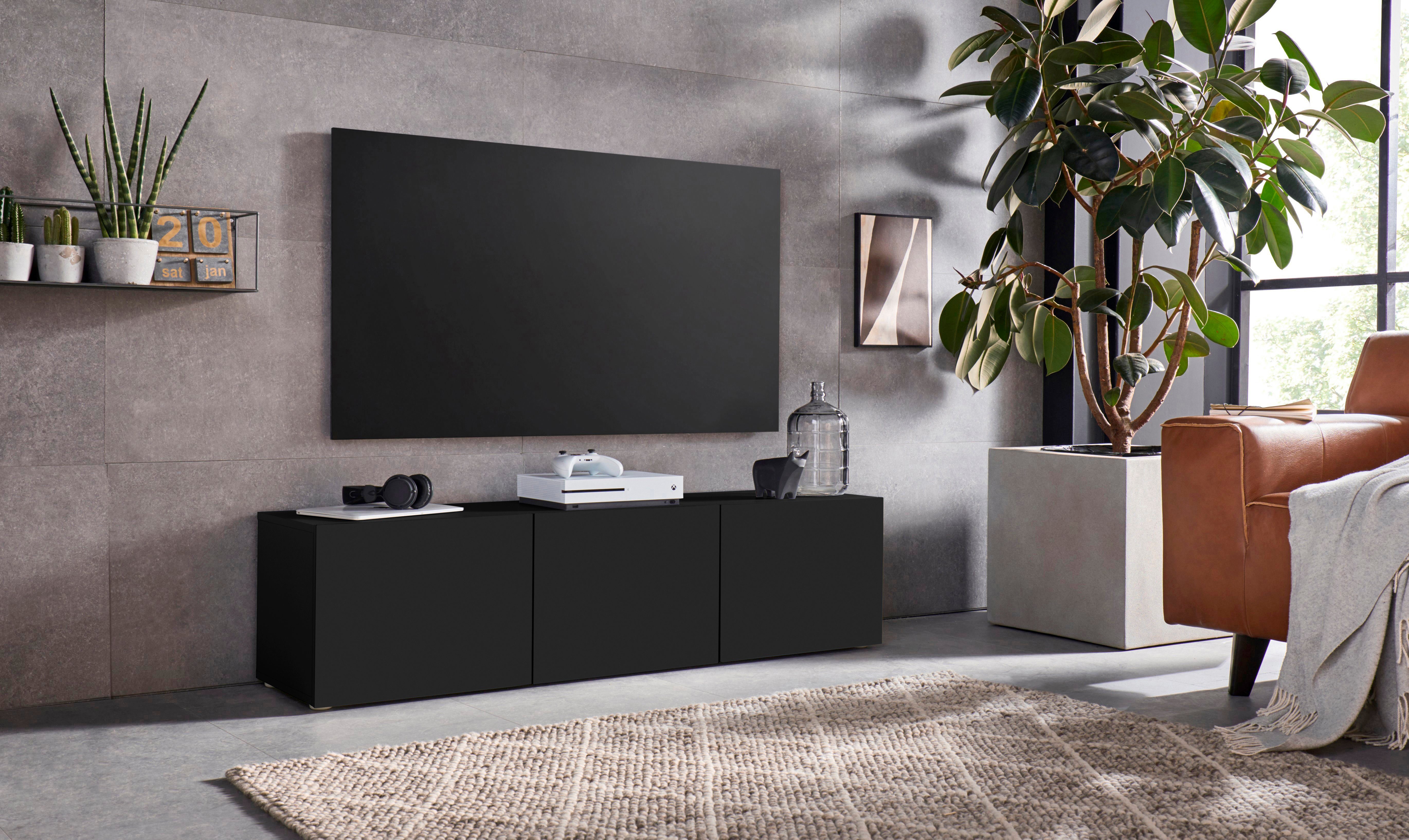 borchardt Möbel Tv-meubel Sophia Breedte 139 cm met 3 deuren, staand en hangend