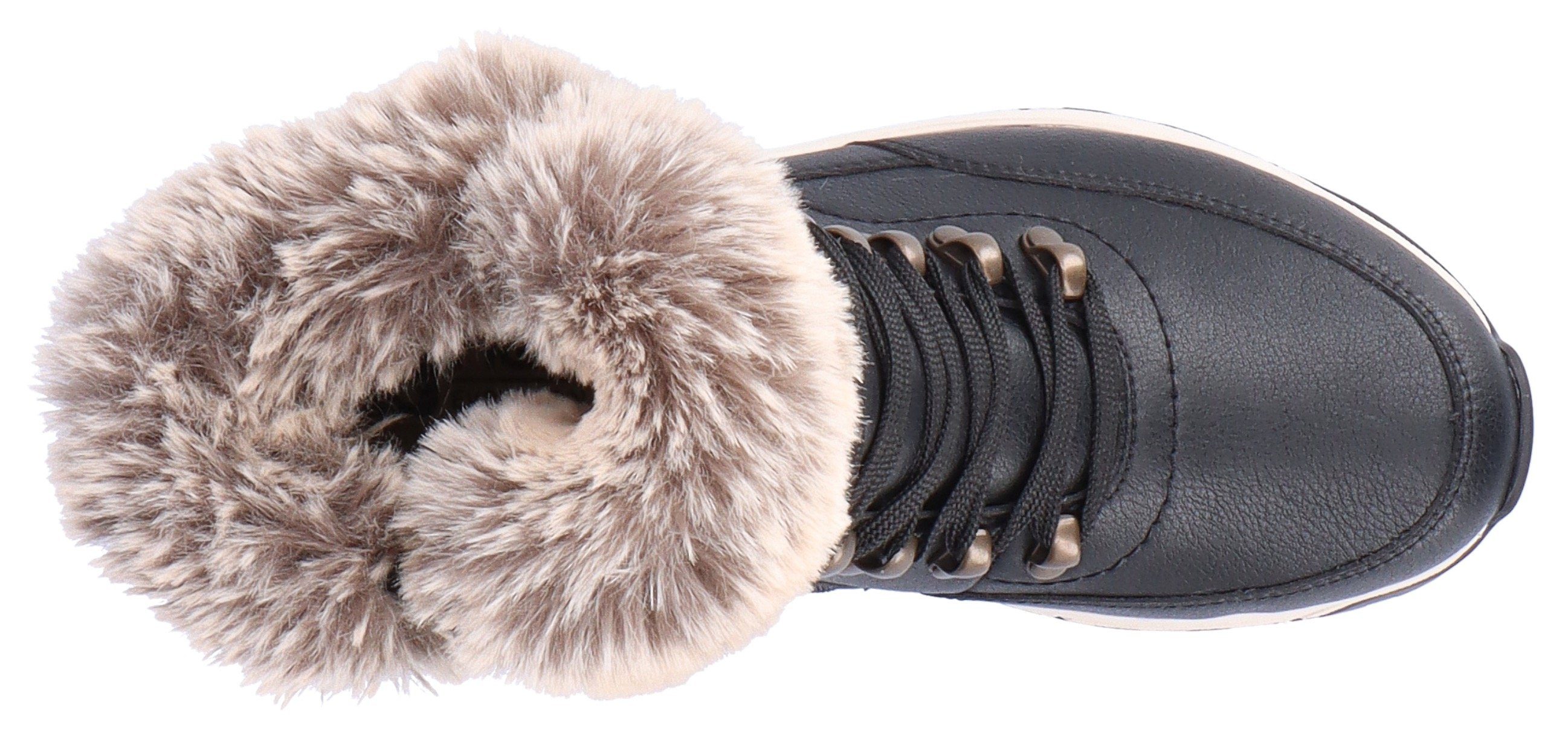 RIEKER Sport Winterlaarzen Hightop sneakers, veterschoenen, winterlaarzen met lamswolvoering